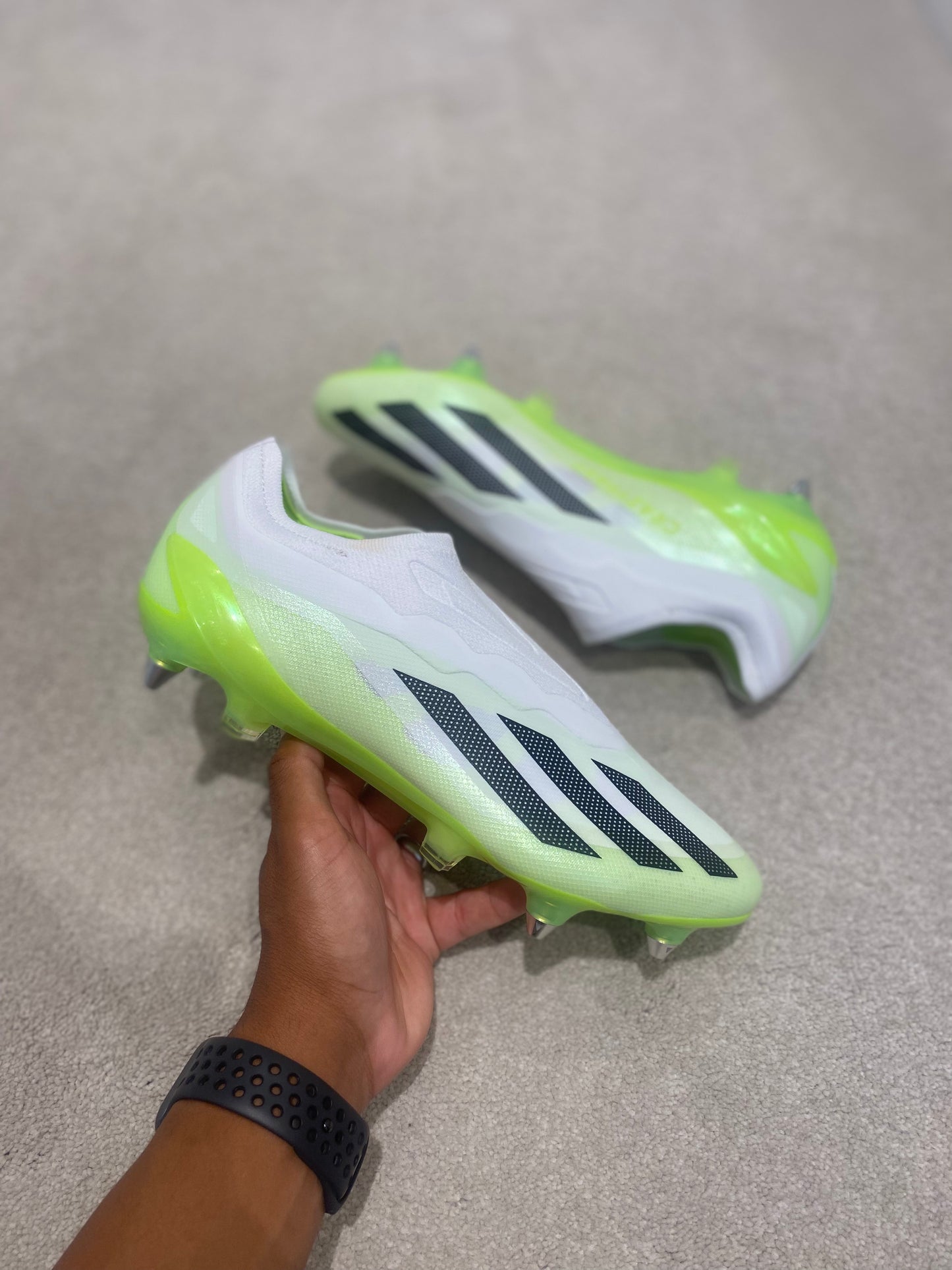 Adidas X Crazyfast.1 LL SG - White / Green