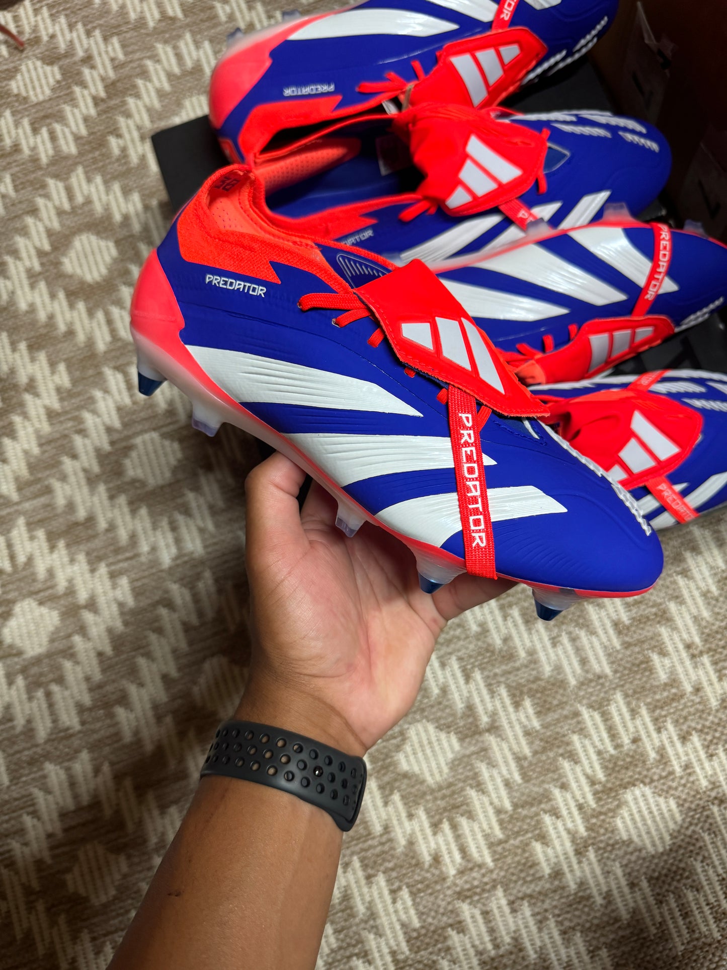 Adidas Predator Elite FT SG - Blue / Red