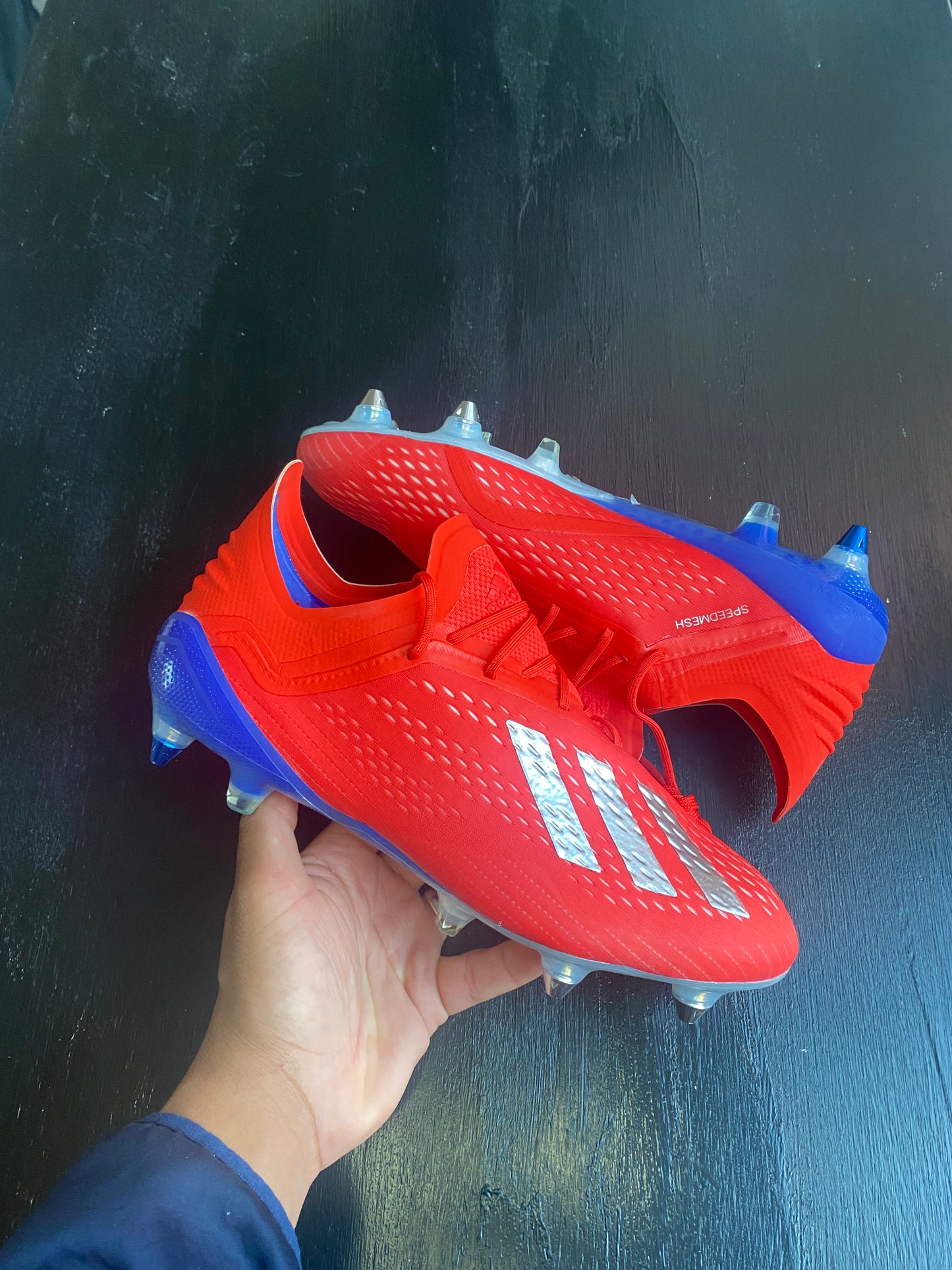 Adidas X 18.1 SG - Red / Blue / Silver