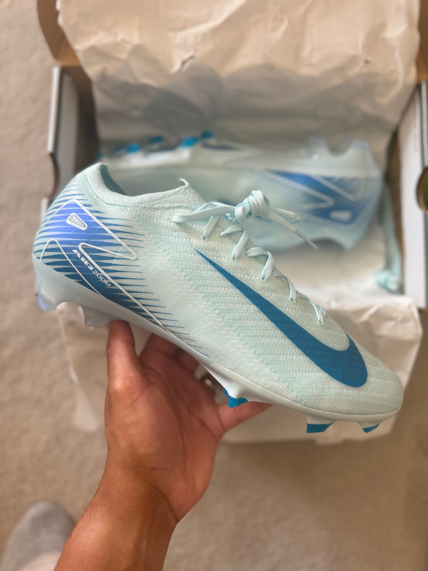 Nike Zoom Mercurial Vapor 16 Elite FG - Glacier Blue / Blue Orbit