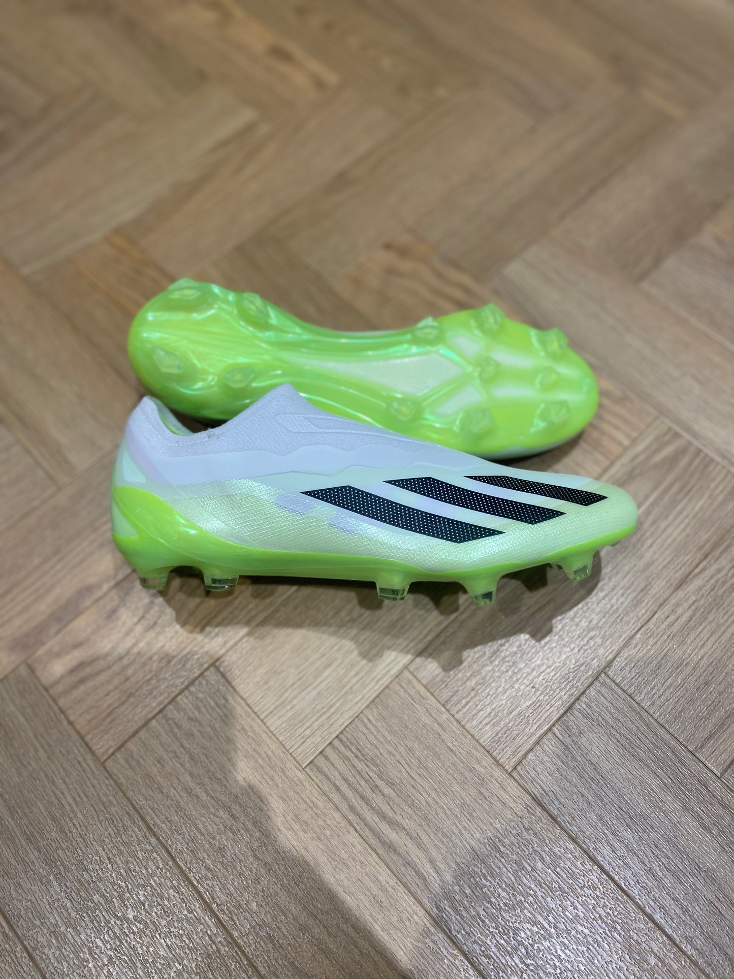 Adidas X Crazyfast.1 LL FG - White / Green