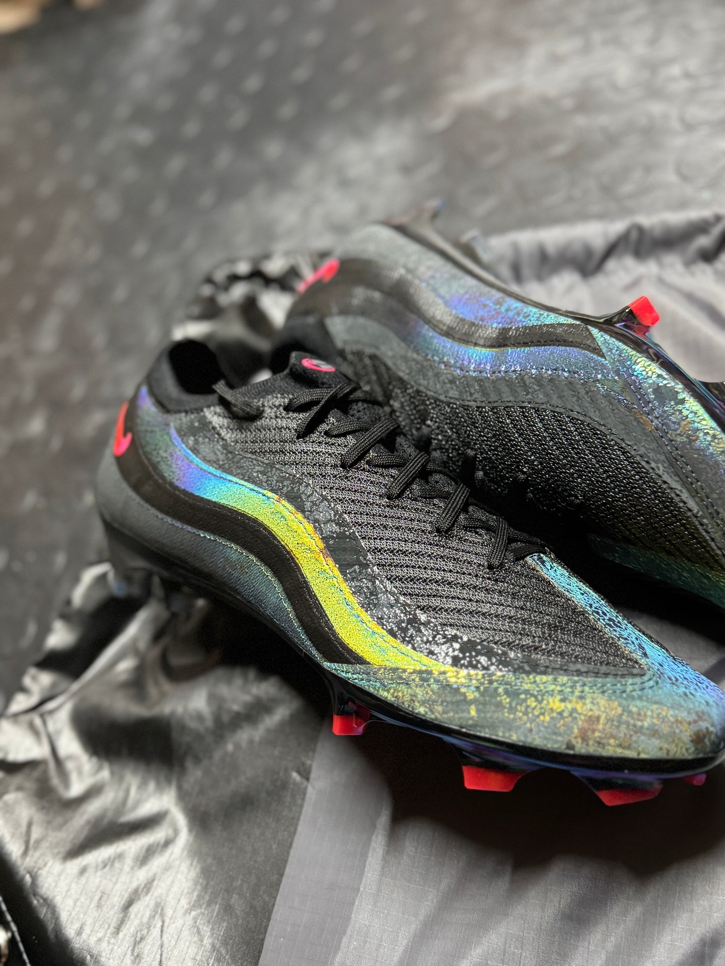 Nike Zoom Vapor 16 Elite x Air Max 95 SE FG - Black / Solar Red