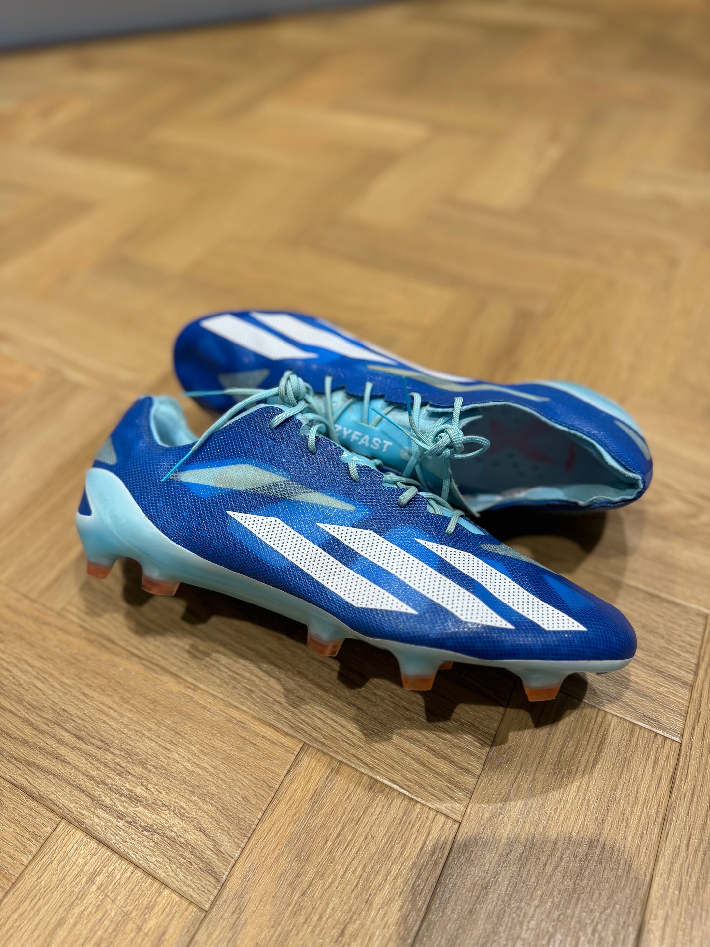 Adidas X Crazyfast+ FG - Blue / White