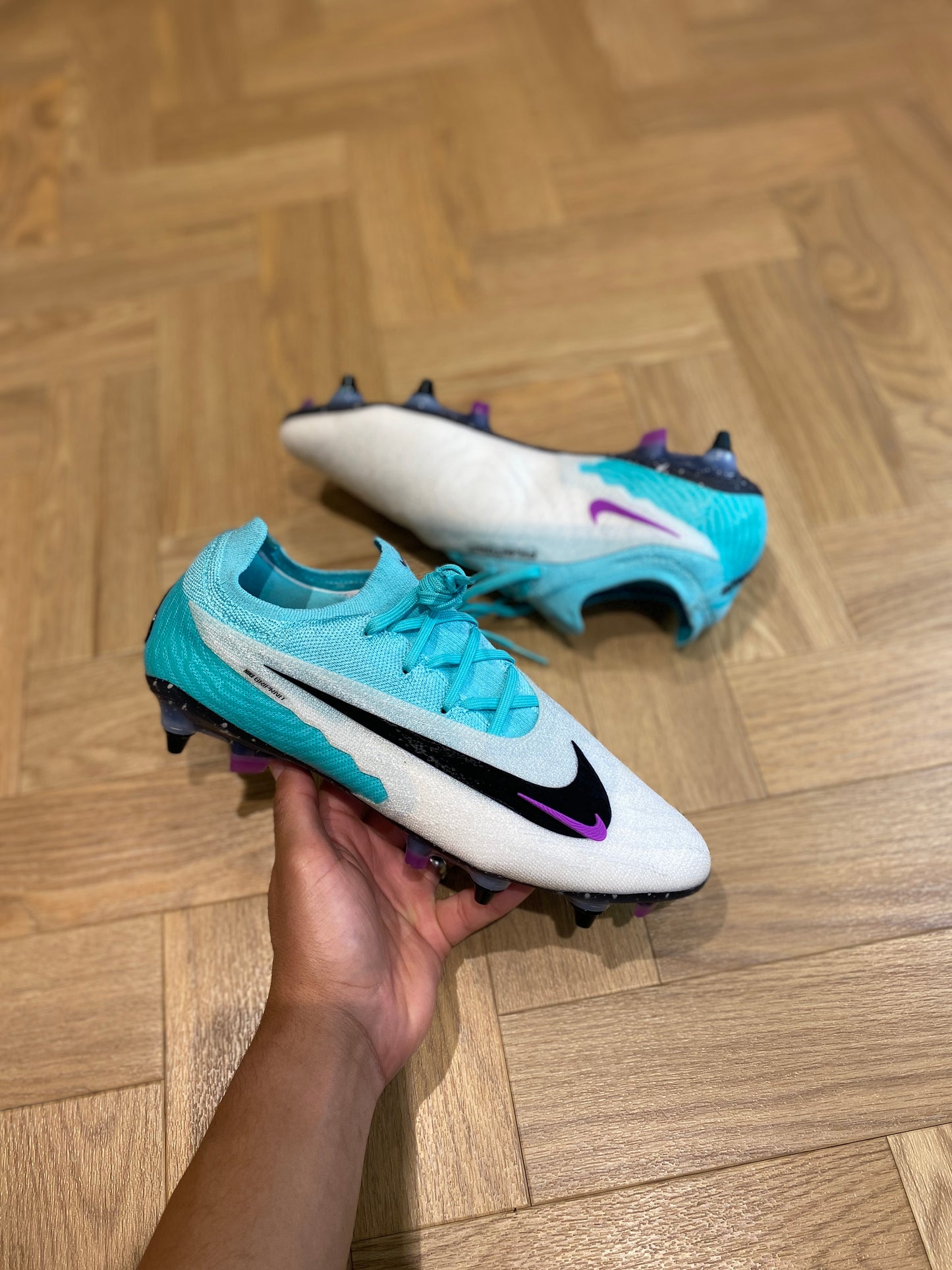 Nike Phantom GX Elite SG-Pro - Turquoise / White