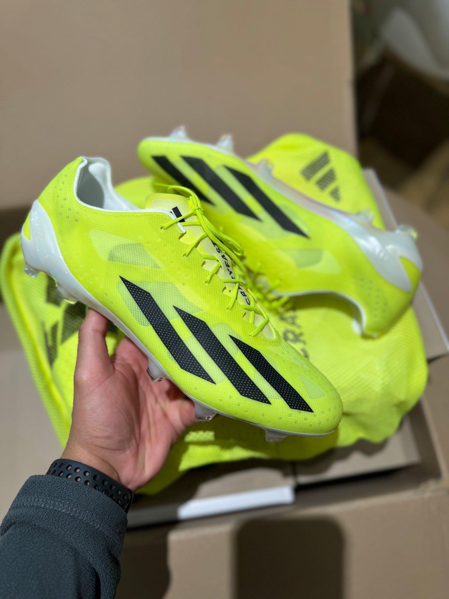 Adidas X Crazyfast + FG - Yellow/ Black