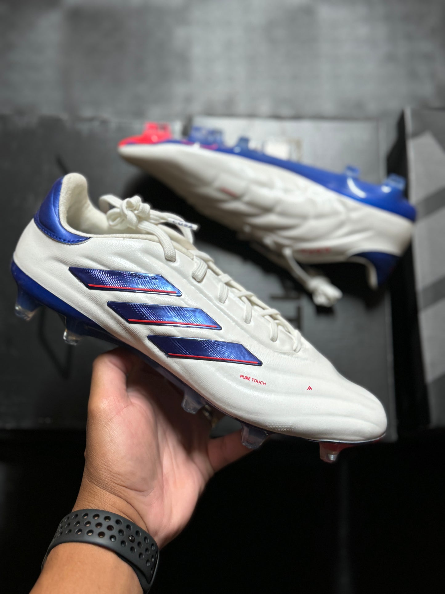 Adidas Copa Pure 2 Elite FG - White / Blue