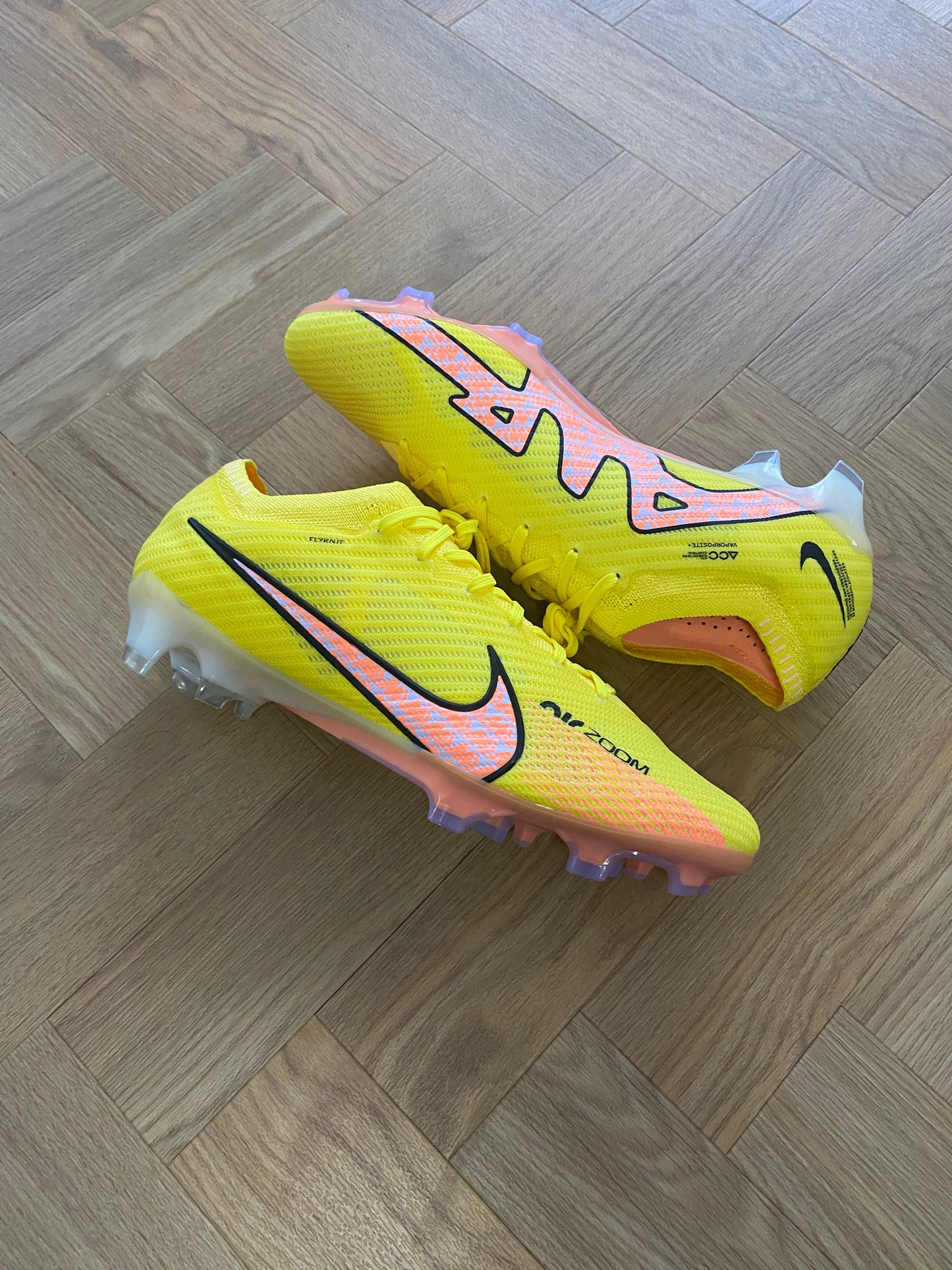 Nike Zoom Mercurial Vapor 15 Elite FG - Yellow / White