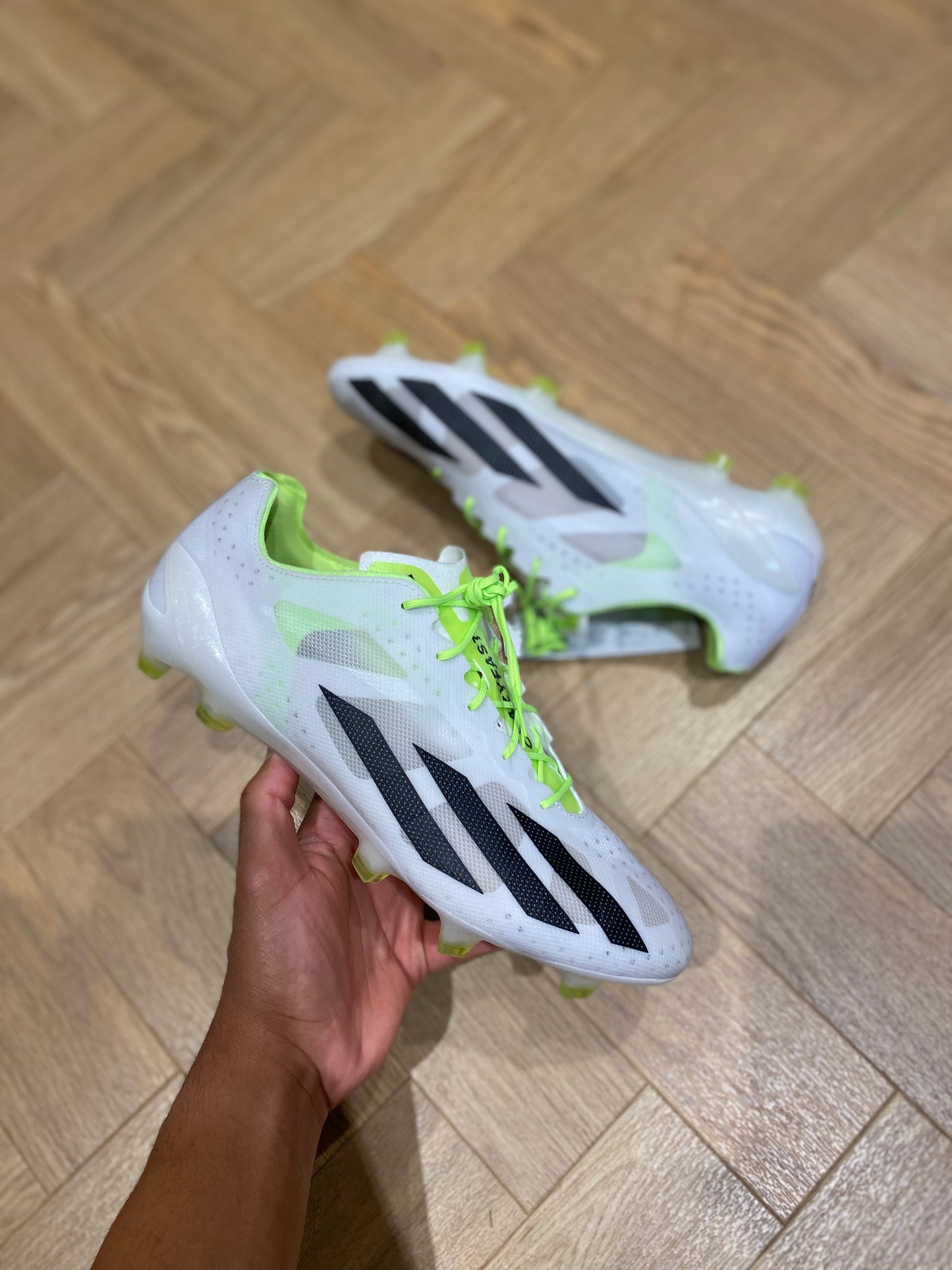 Adidas X Crazyfast+ FG - White / Green