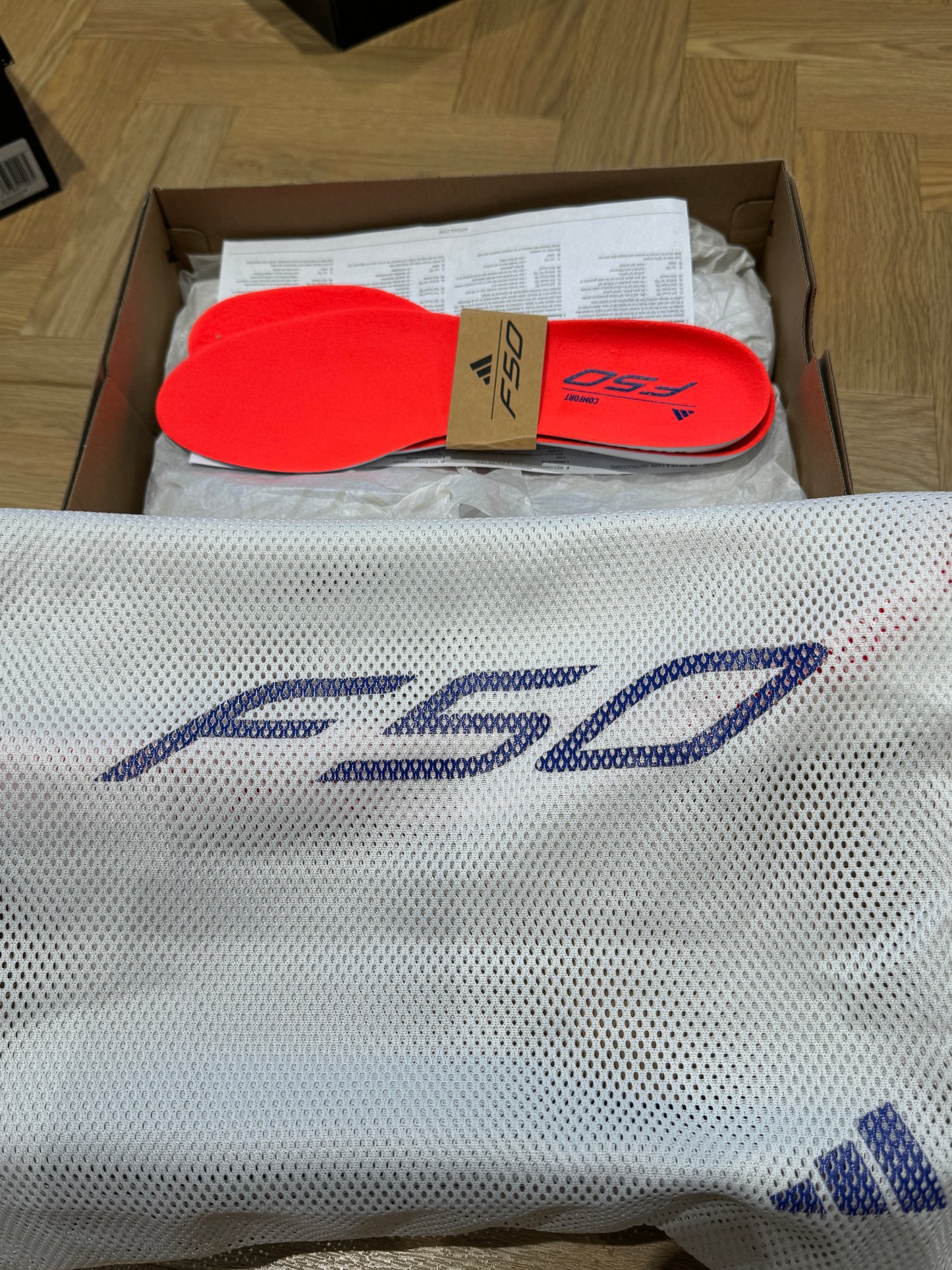 Adidas F50 Elite FG - White / Blue