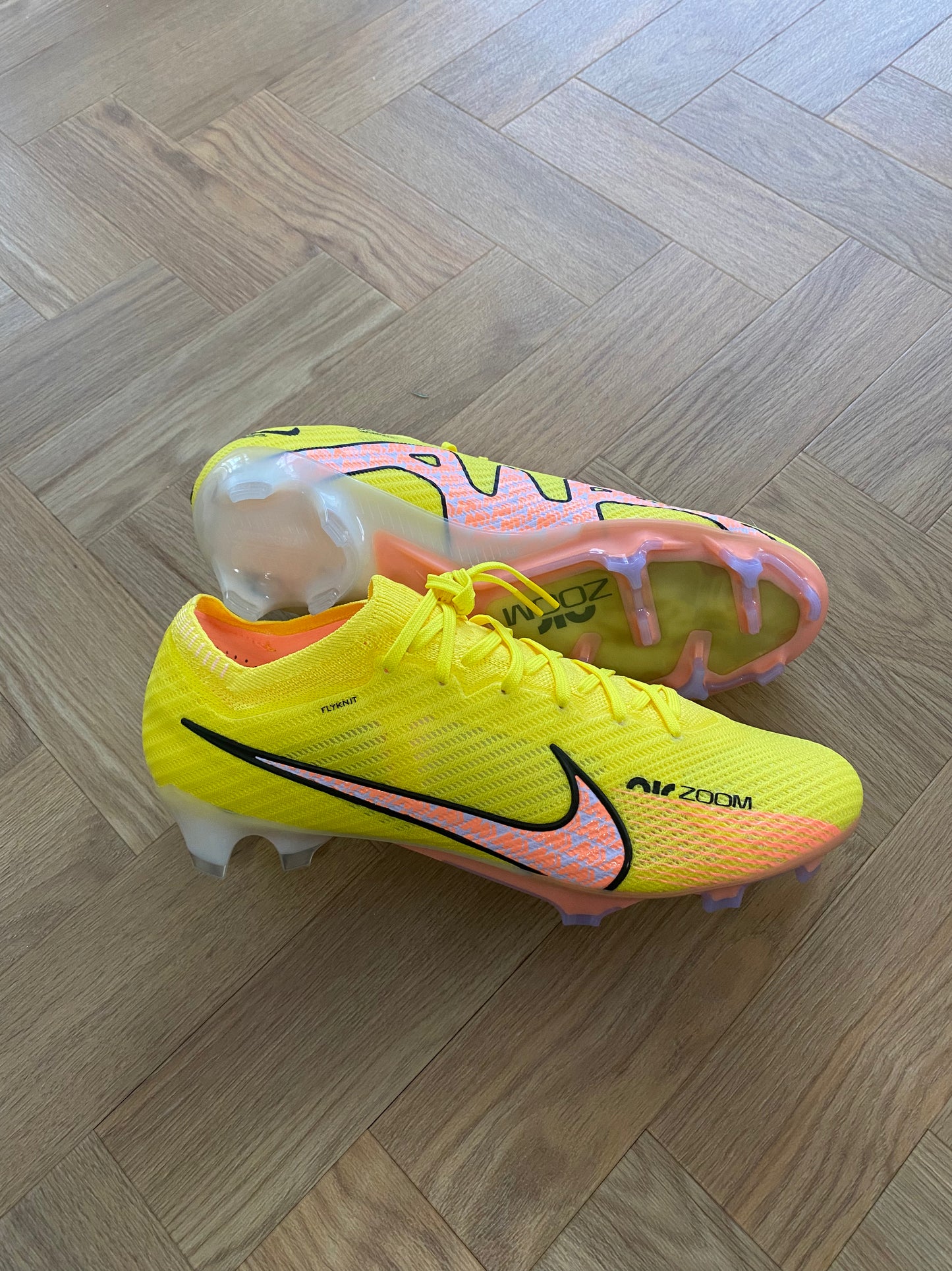 Nike Zoom Mercurial Vapor 15 Elite FG - Yellow / White