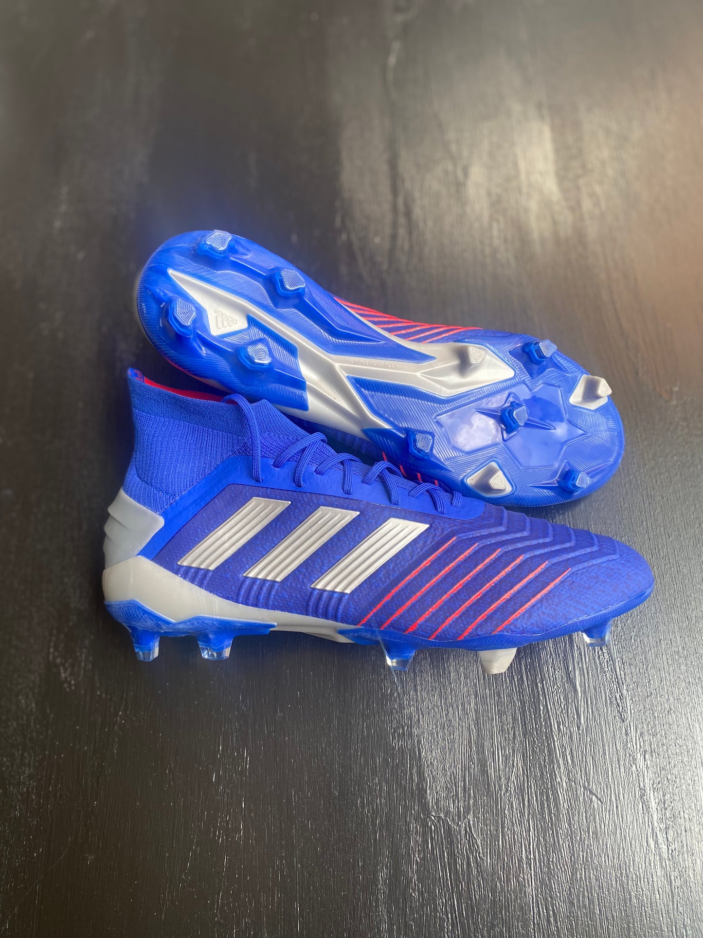 Adidas Predator 19.1 FG - Blue / Silver