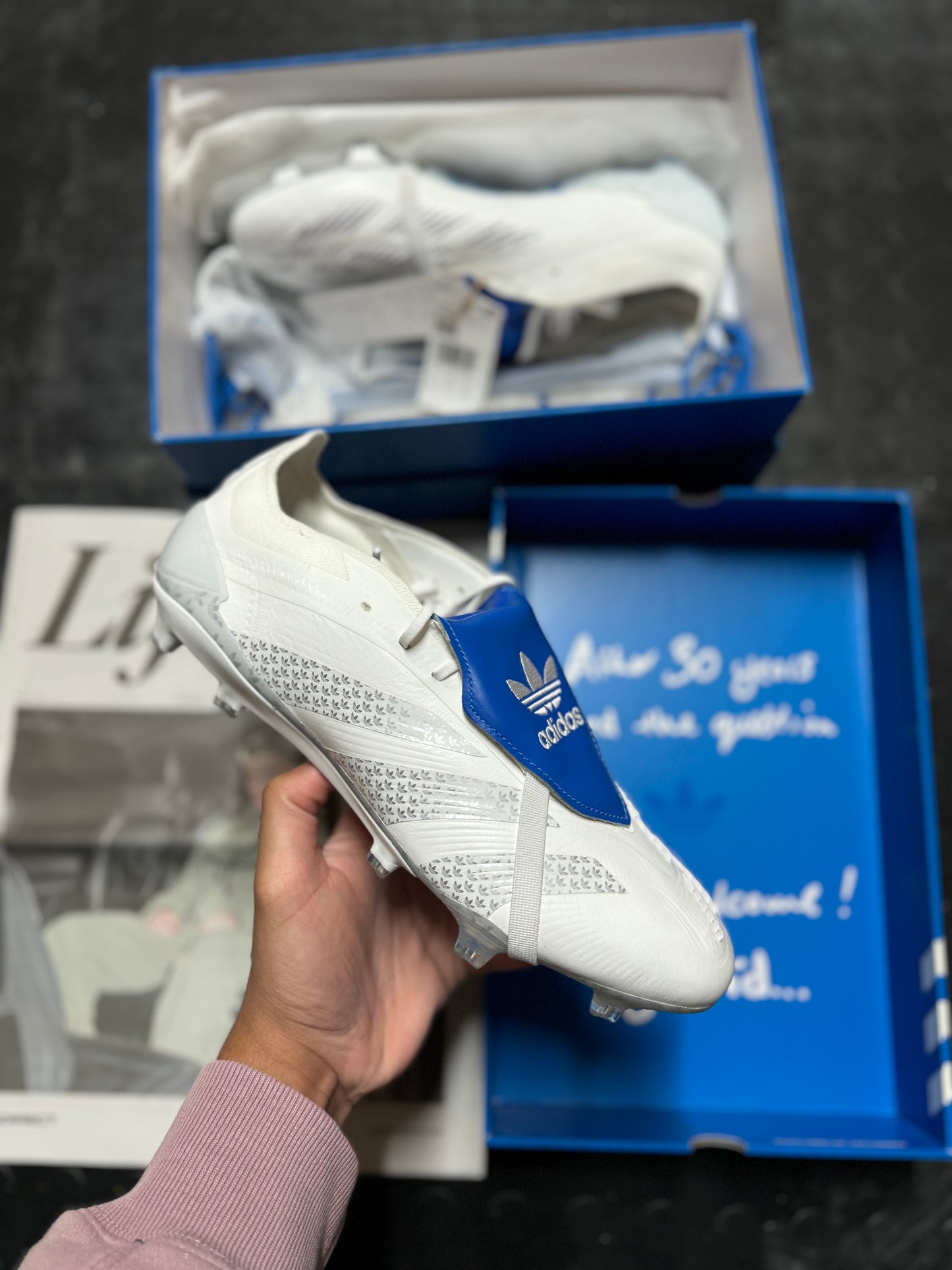 Adidas Predator FT Elite FG - White / Blue