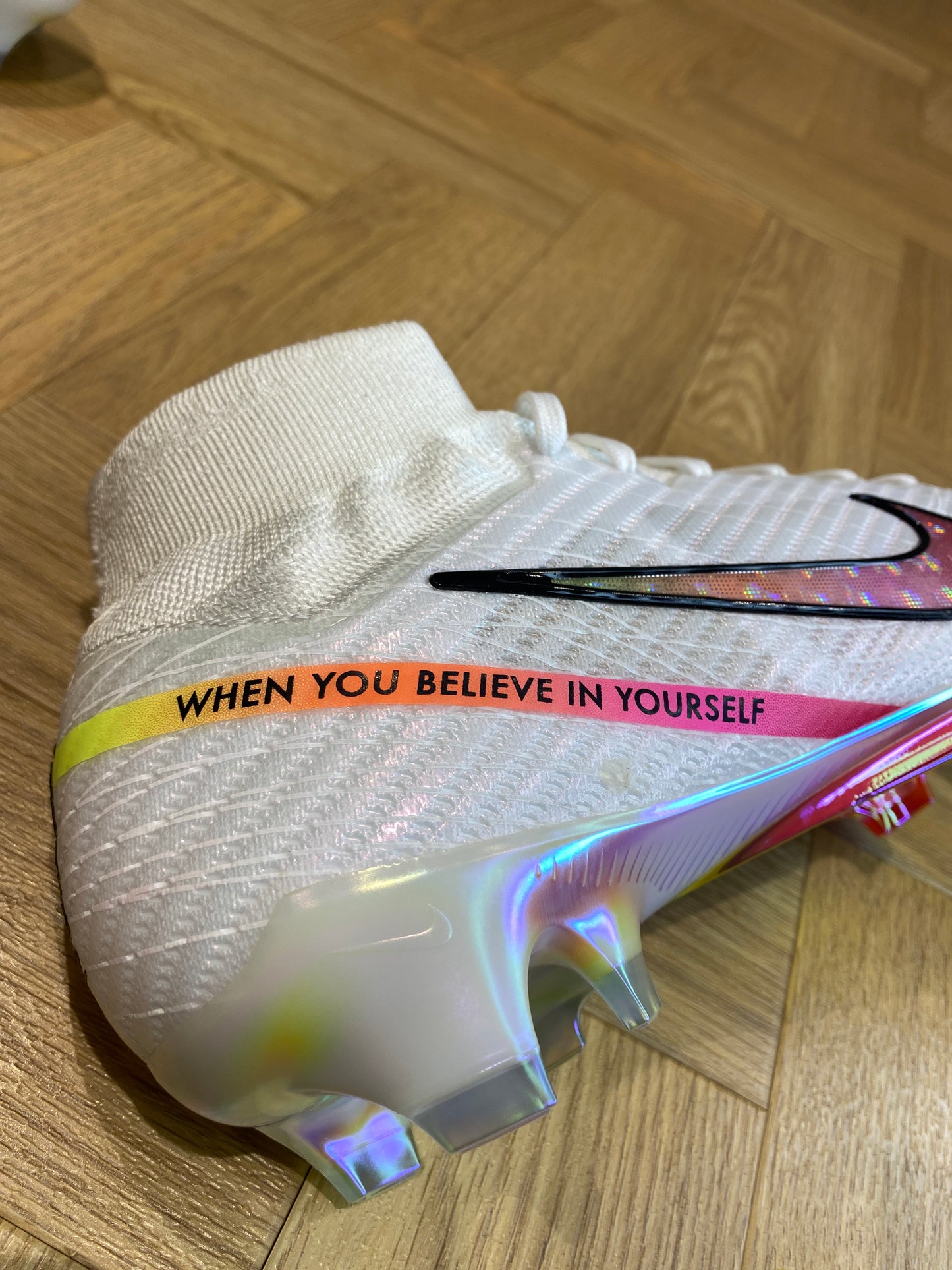 Nike Zoom Mercurial Superfly 9 Elite ‘MR’ FG - White / Multi