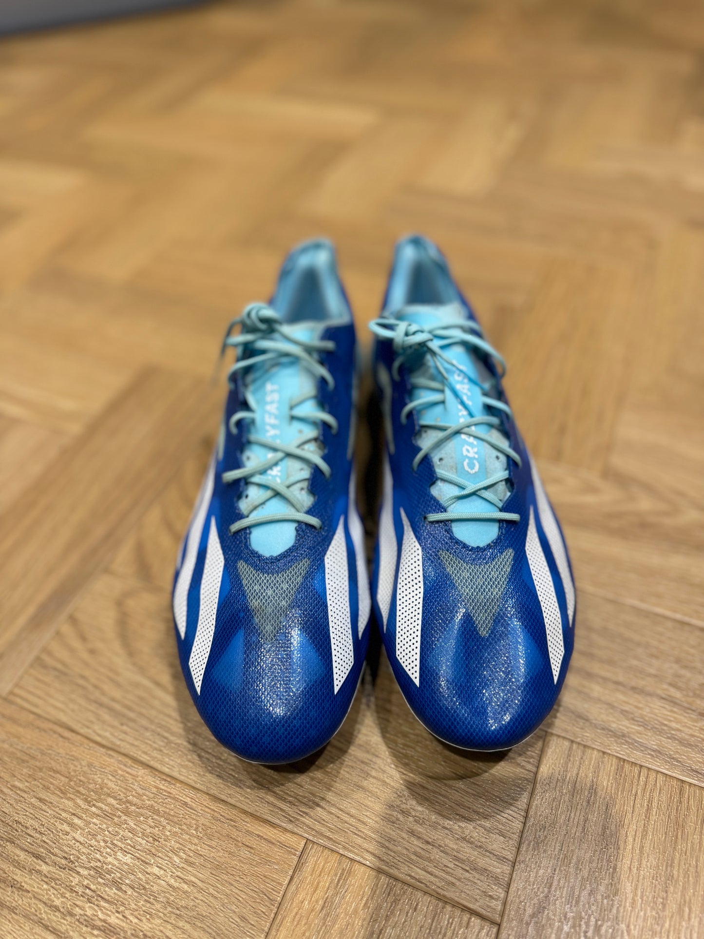 Adidas X Crazyfast+ FG - Blue / White