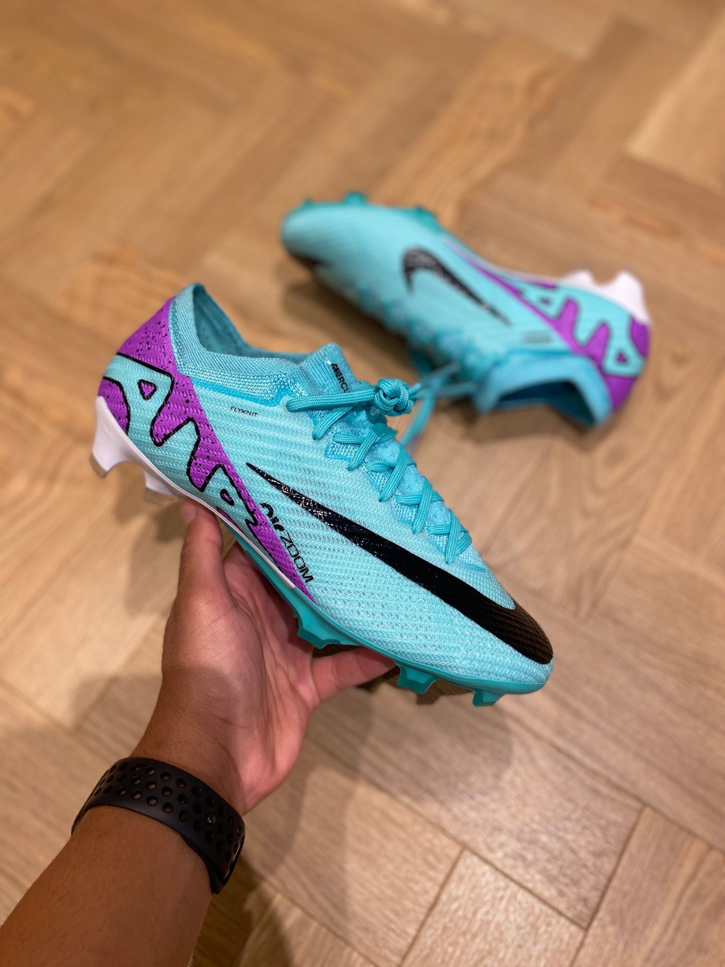 Nike Zoom Mercurial Vapor 15 Elite FG - Turquoise/ Purple