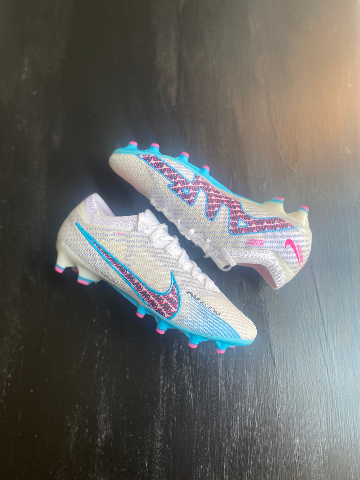 Nike Zoom Vapor 15 Elite AG - White / Blue