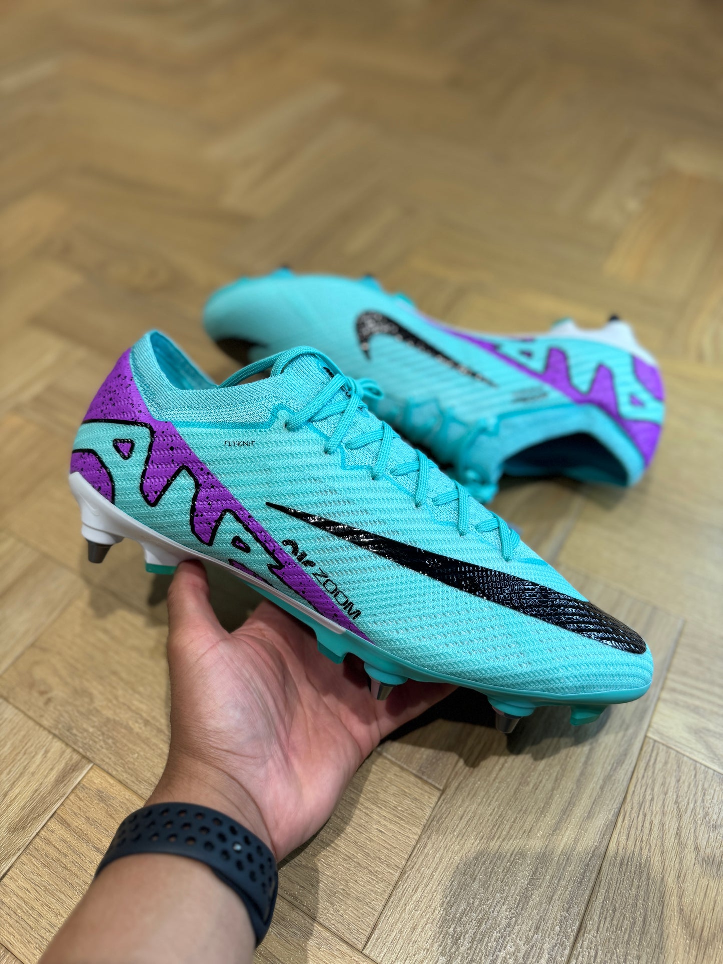 Nike Zoom Mercurial Vapor 15 Elite SG-Pro - Turquoise/ Purple