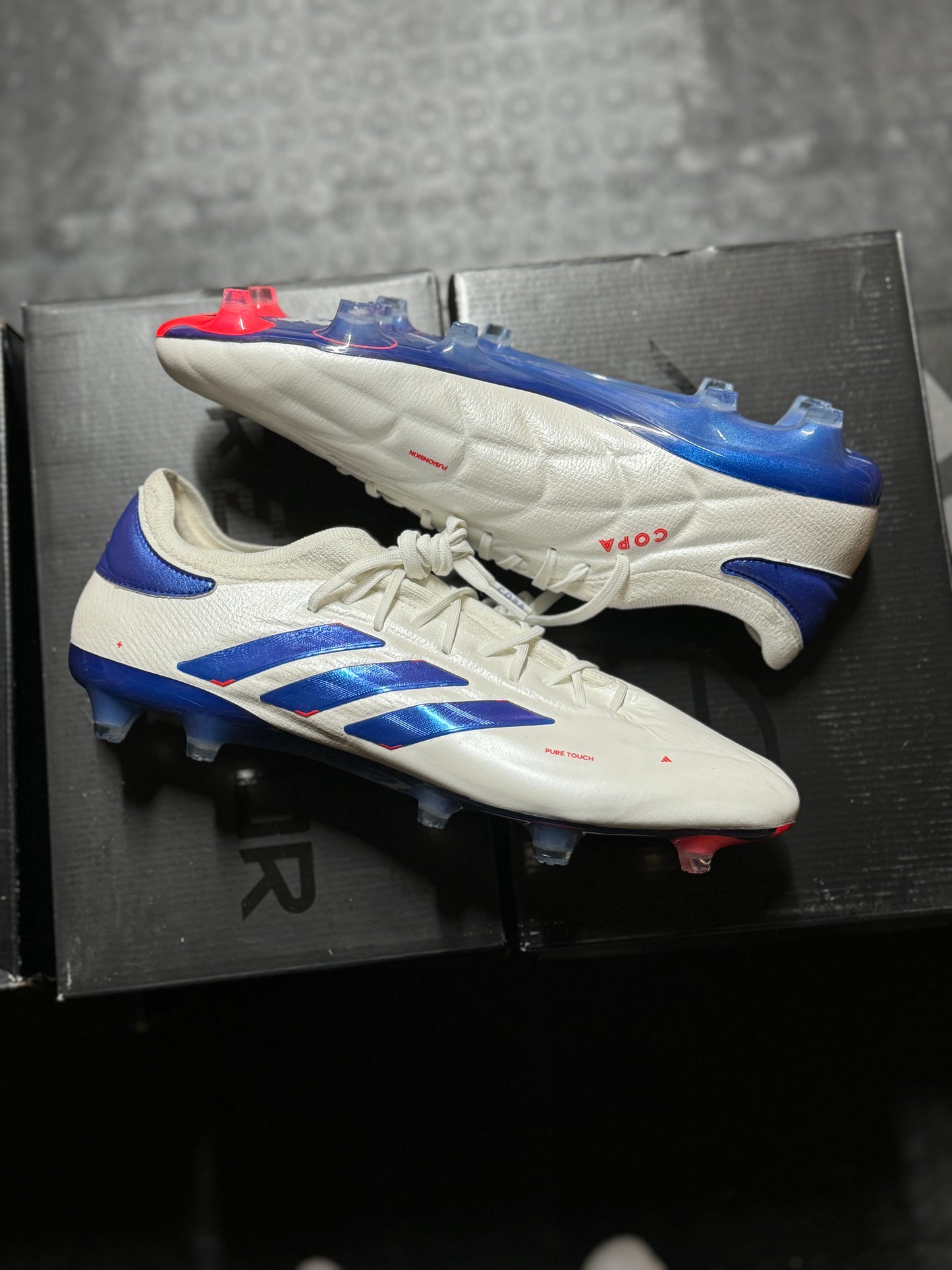 Adidas Copa 2 Pure Elite KT FG - White / Blue