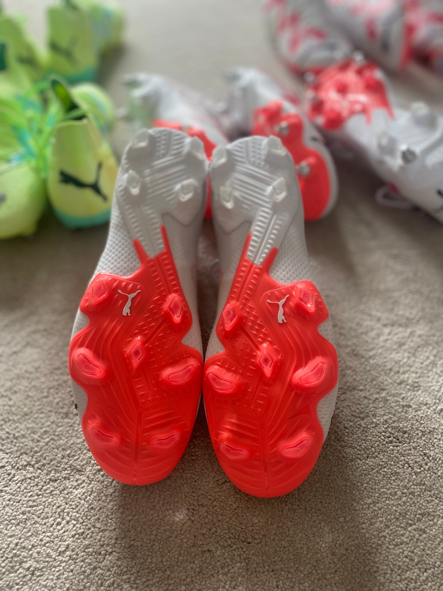 Puma Future Ultimate FG - White / Red