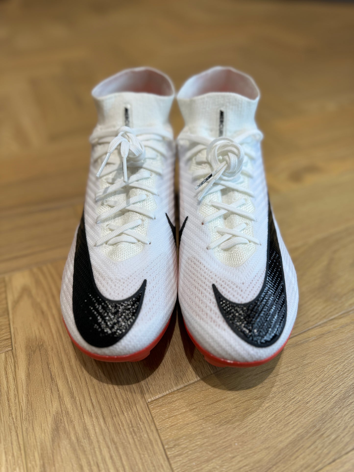 Nike Zoom Mercurial Superfly 9 Elite FG - White / Red