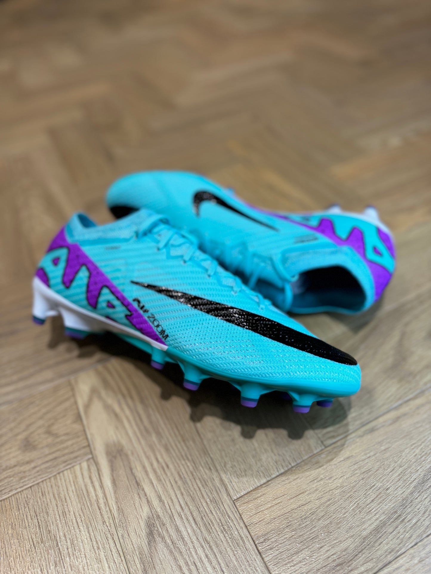 Nike Zoom Mercurial Vapoe 15 Elite AG - Turquoise/ Purple
