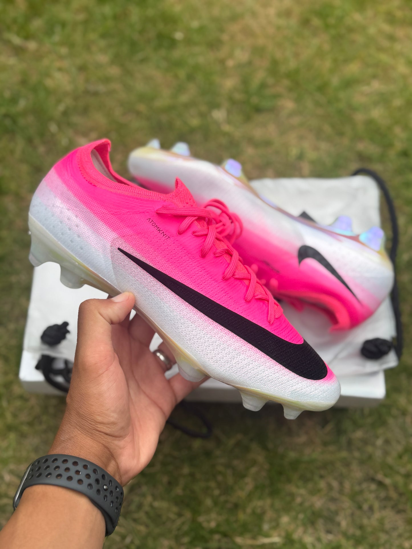 Nike Mercurial Vapor 17 Elite FG - Pink / White