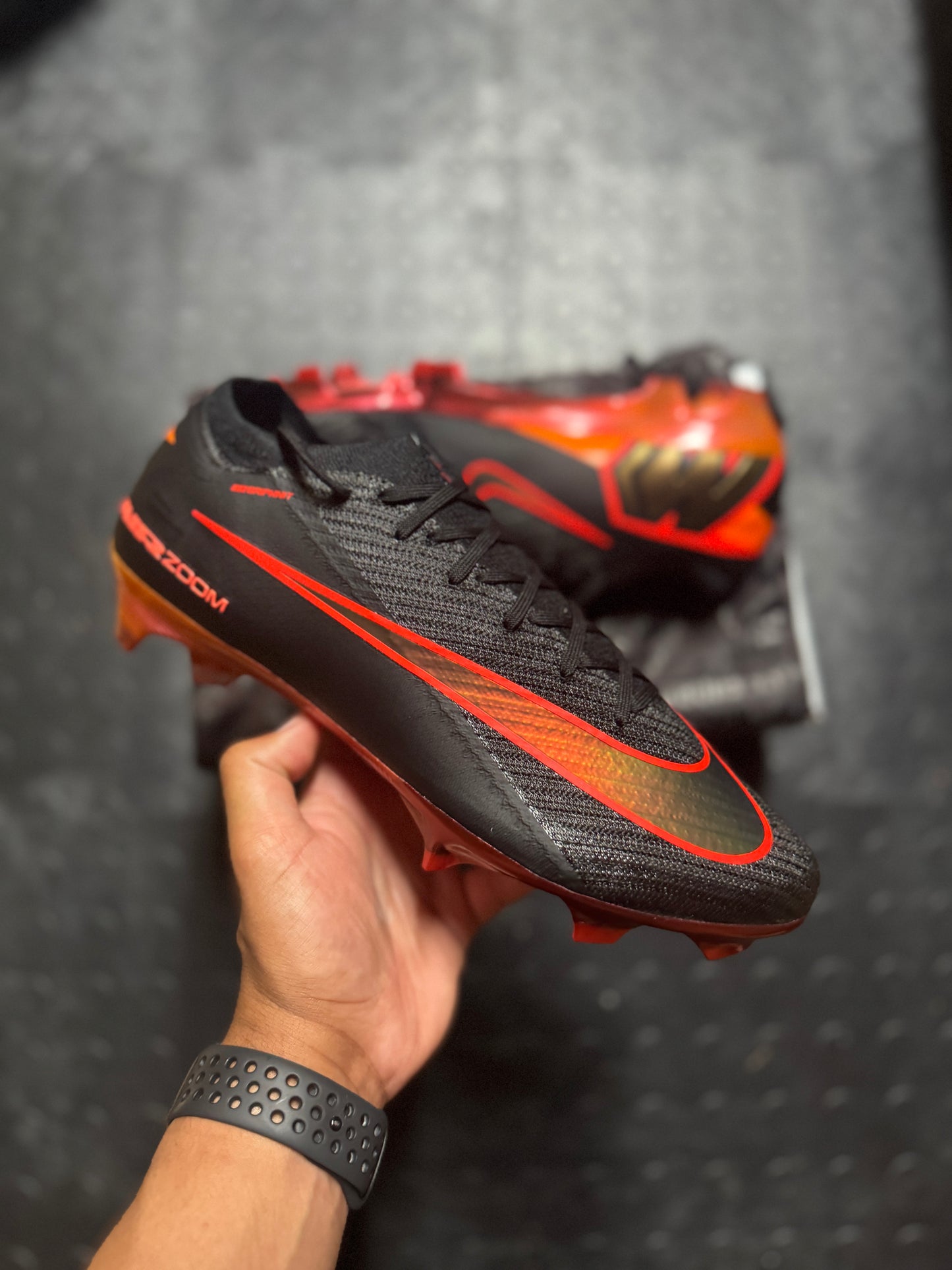 Nike Mercurial Vapor 16 Elite FG - Black / Orange