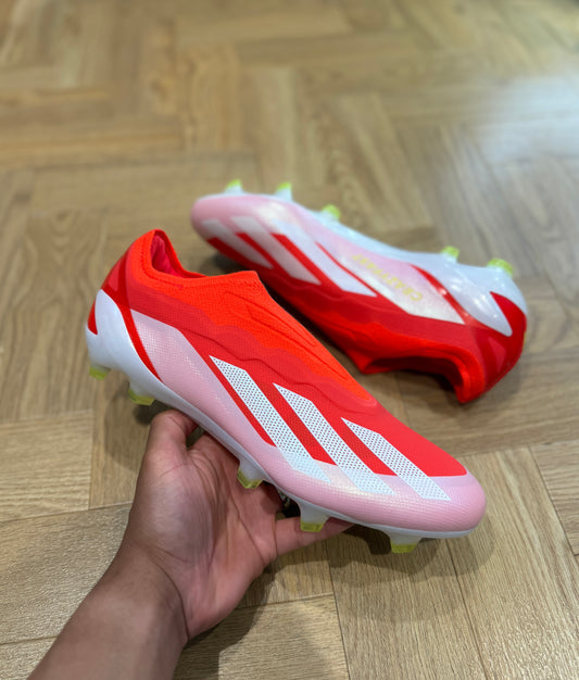 Adidas X Crazyfast Elite LL FG - Red / White