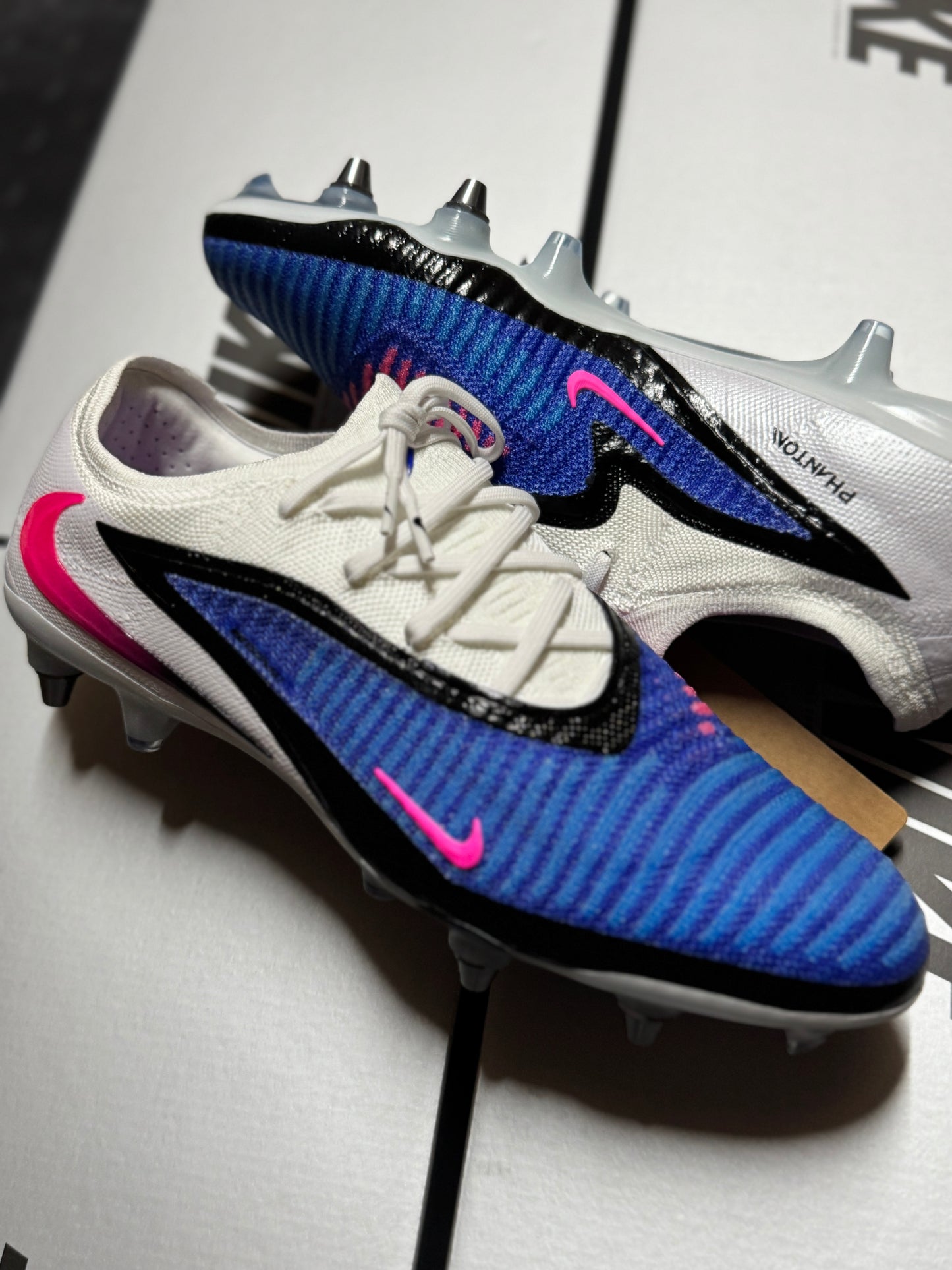 Nike Phantom 6 Elite Sg-Pro - White / Blue