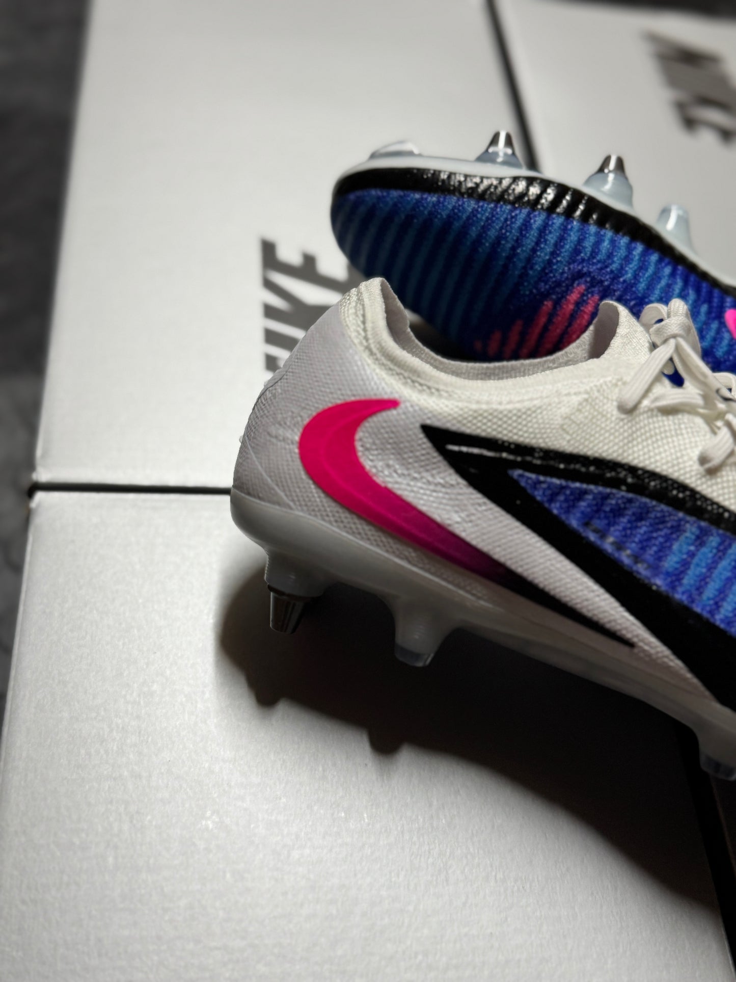 Nike Phantom 6 Elite Sg-Pro - White / Blue