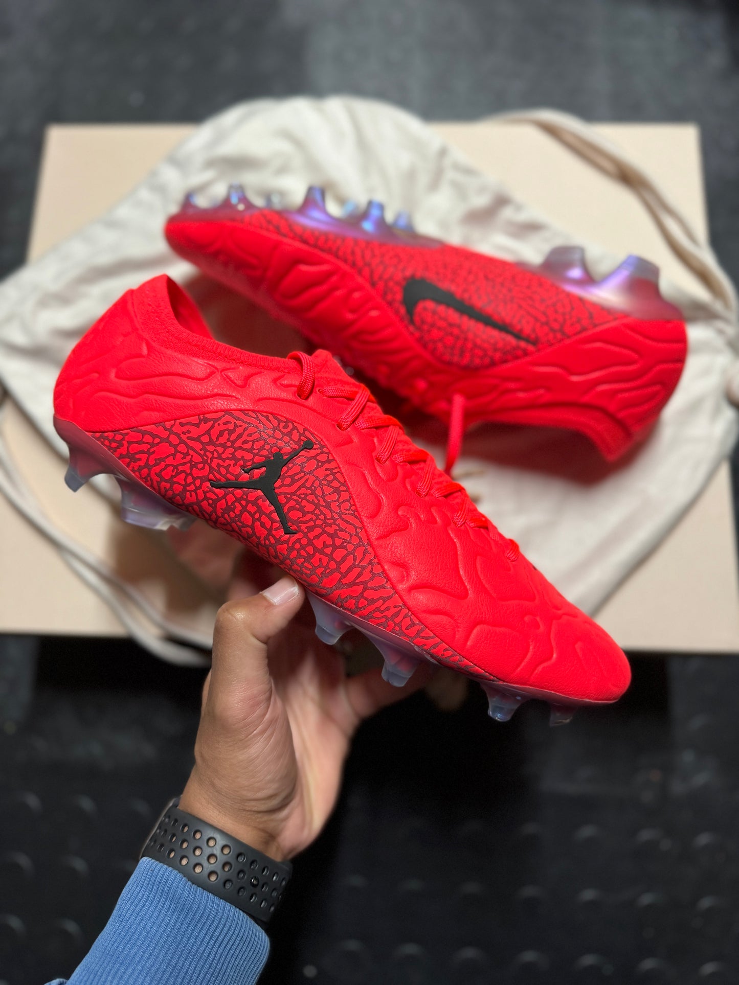Nike Tiempo Maestro Elite x Jordan FG - Red / Black