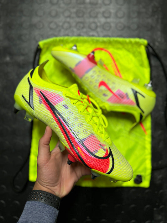 Nike Mercurial Vapor 14 Elite SG-Pro - Volt / Red