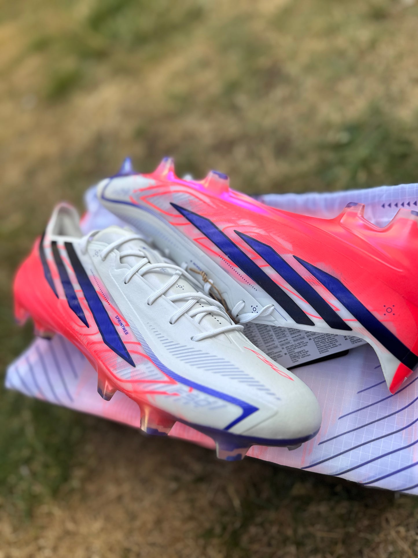Adidas F50 Hyperfast Elite FG - White / Pink