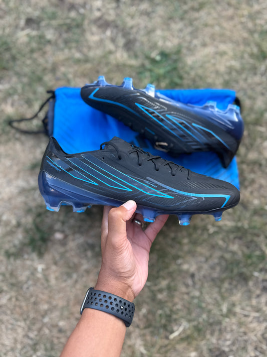Adidas F50 Hyperfast Elite FG - Black / Blue
