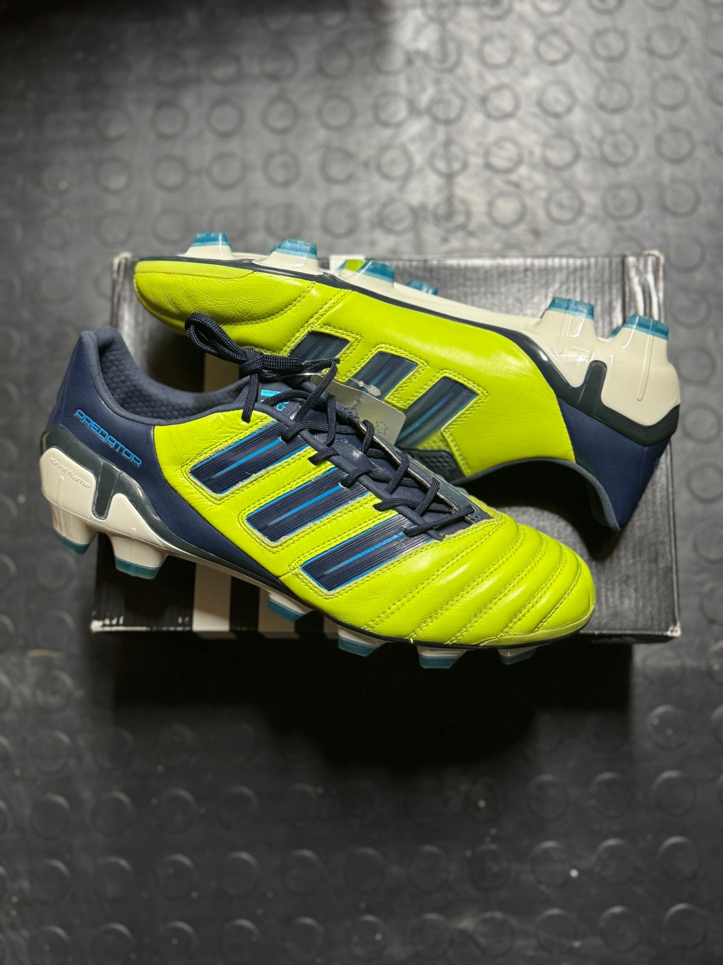 Adidas Predator Adipower FG - Yellow / Blue
