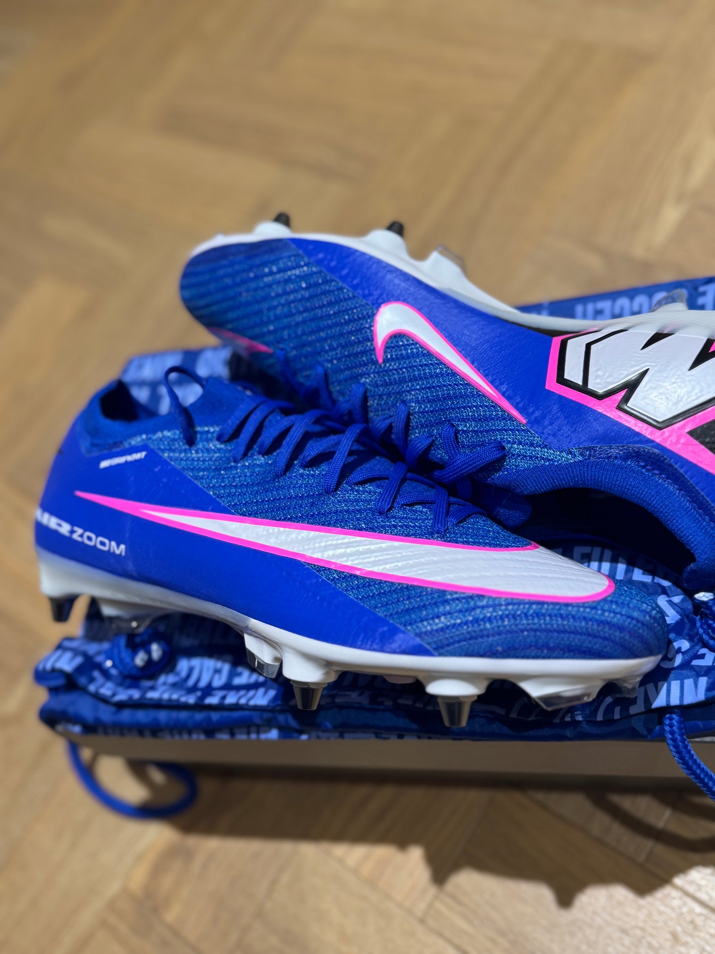 Nike Zoom Vapor 16 Elite Sg-Pro - Blue / Pink