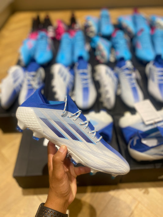 Adidas X Speedflow.1 FG - White / Blue