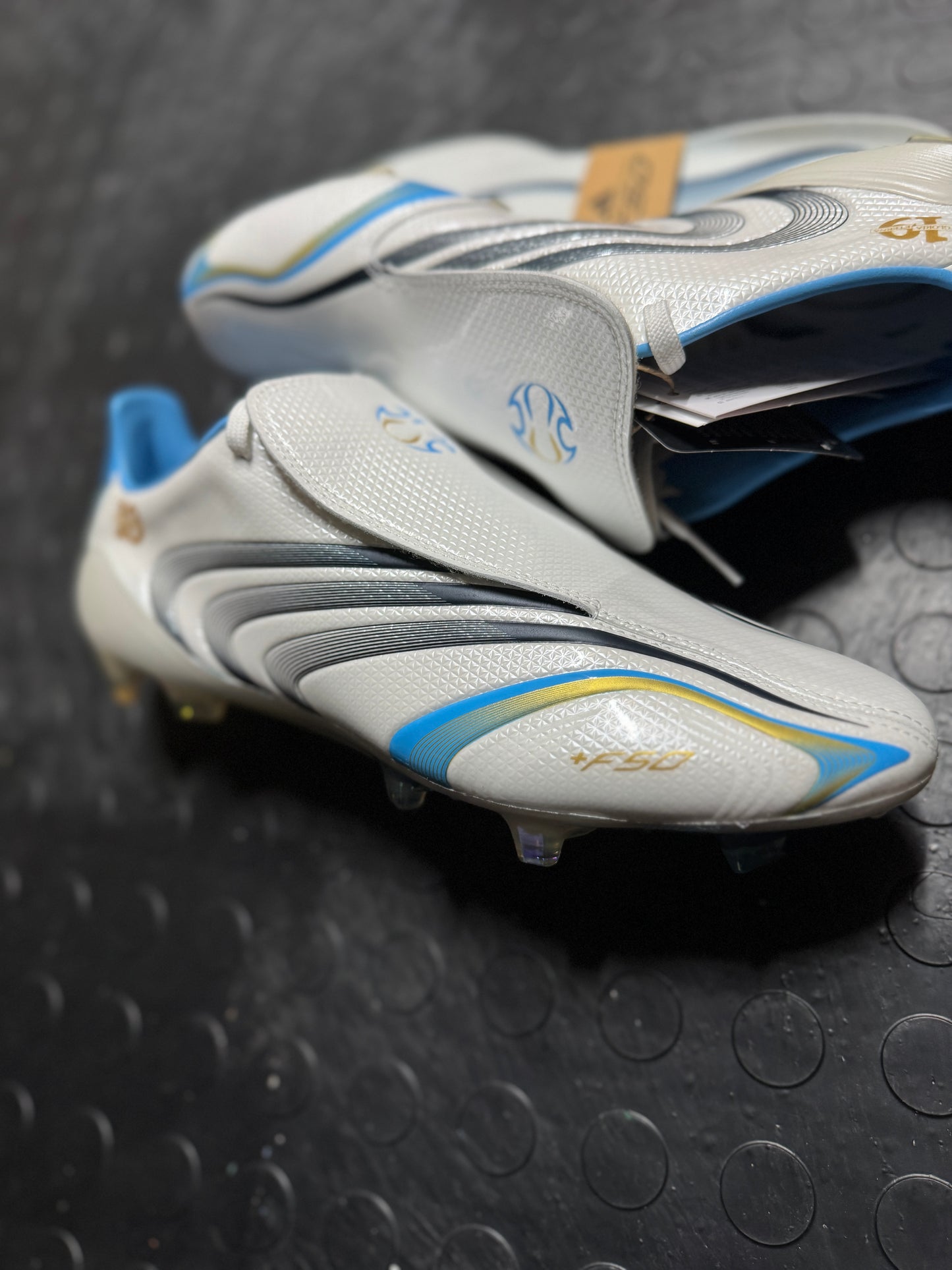 Adidas F50 Elite x Tunit FG - White / Blue