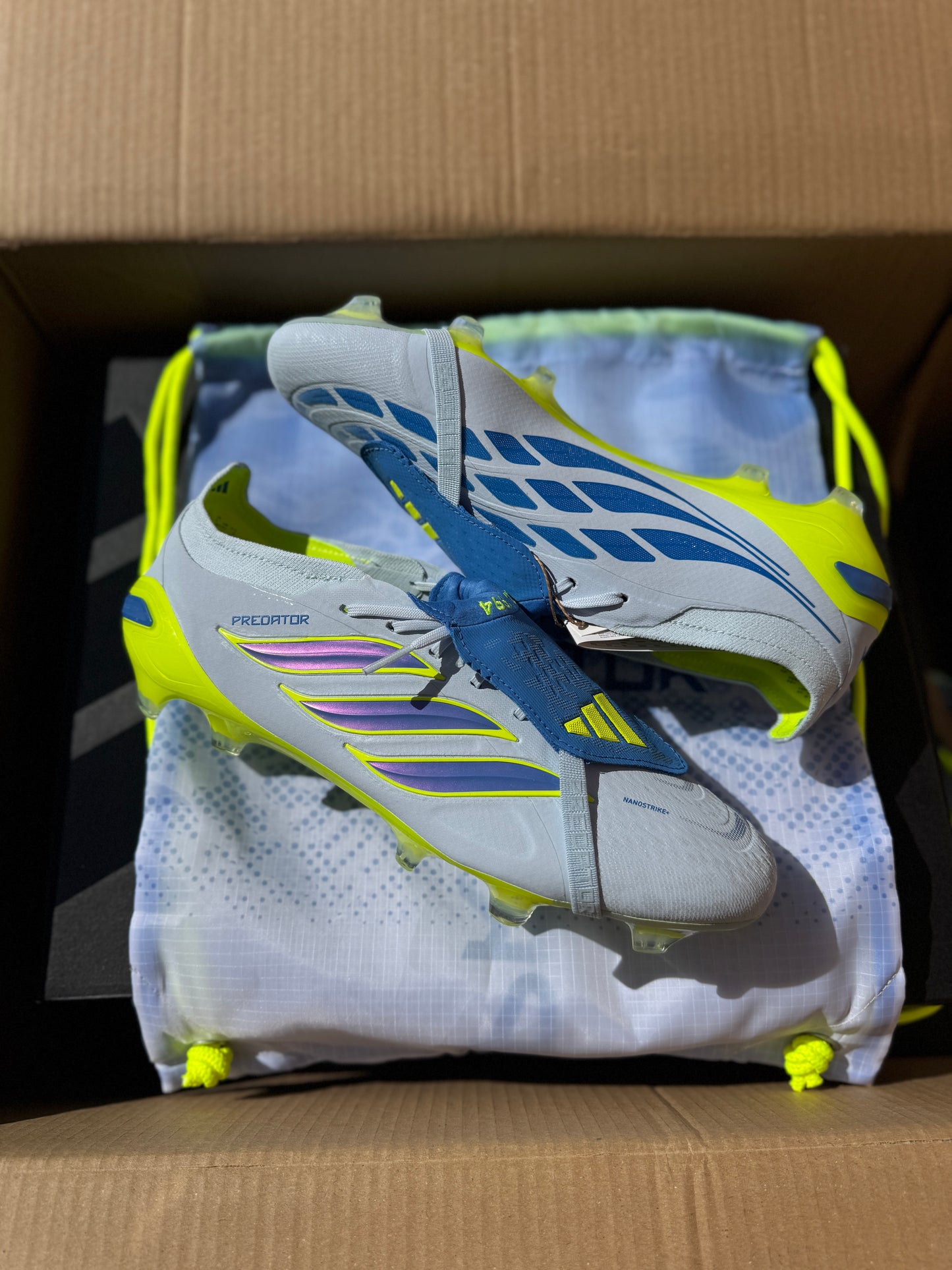 Adidas Predator FT Elite FG - Grey / Blue