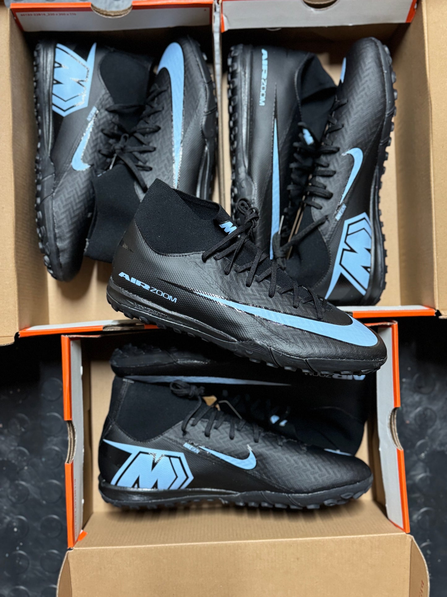 Nike Mercurial Superfly 10 Academy TF - Black / Blue