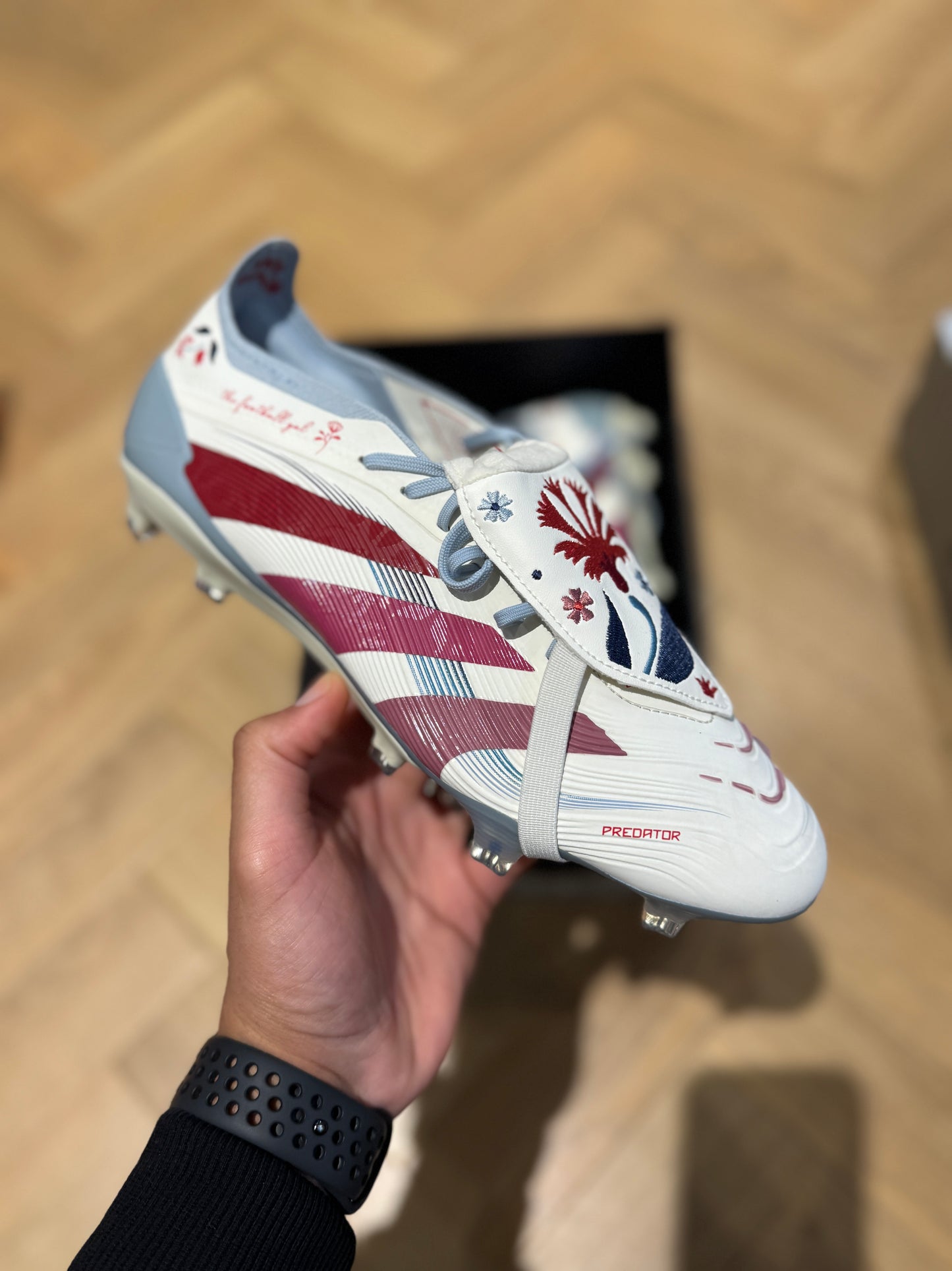 Adidas Predator FT Elite FG - White / Red / Blue
