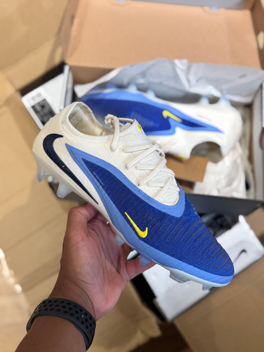 Nike Phantom 6 Elite FG - White / Blue