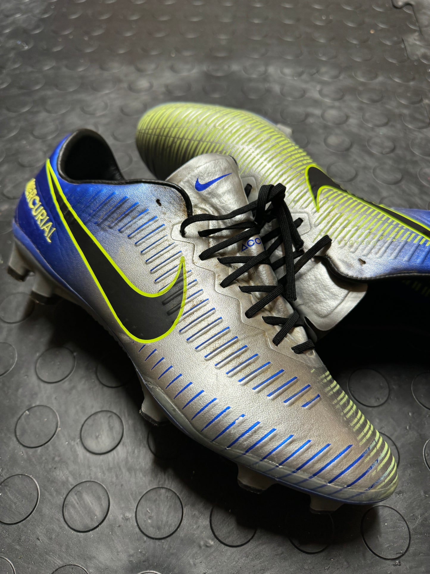 Nike Mercurial Vapor 11 ‘NJR’ Elite FG - Silver / Blue