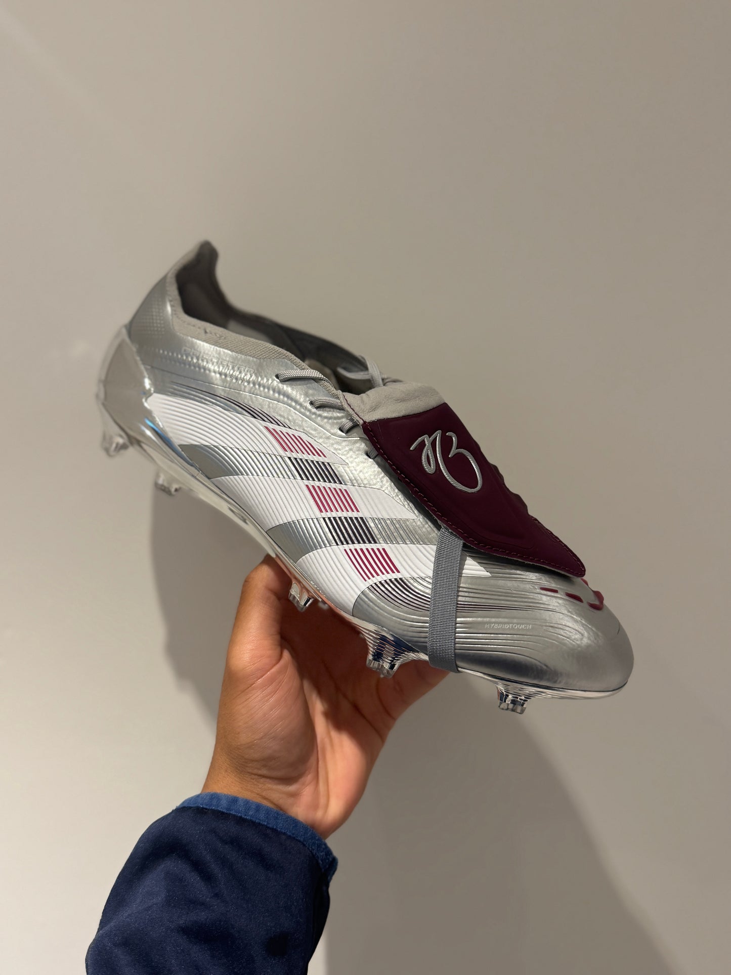 Adidas Predator Elite FT ‘Bellingham’ FG - Silver / Maroon