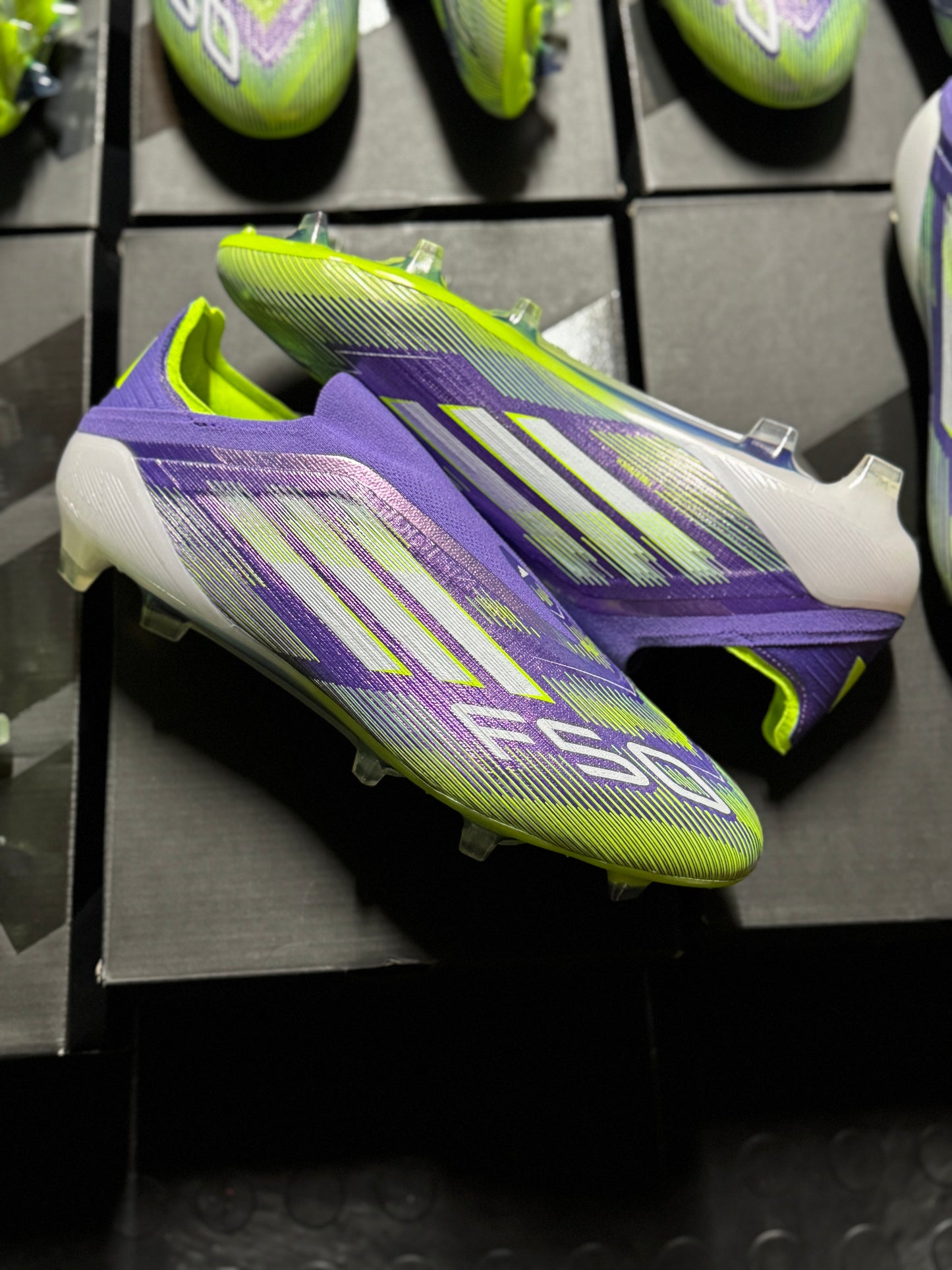 Adidas F50 LL Elite FG - Purple / Green