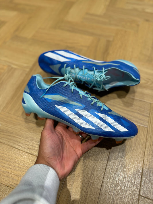 Adidas X Crazyfast+ FG - Blue / White