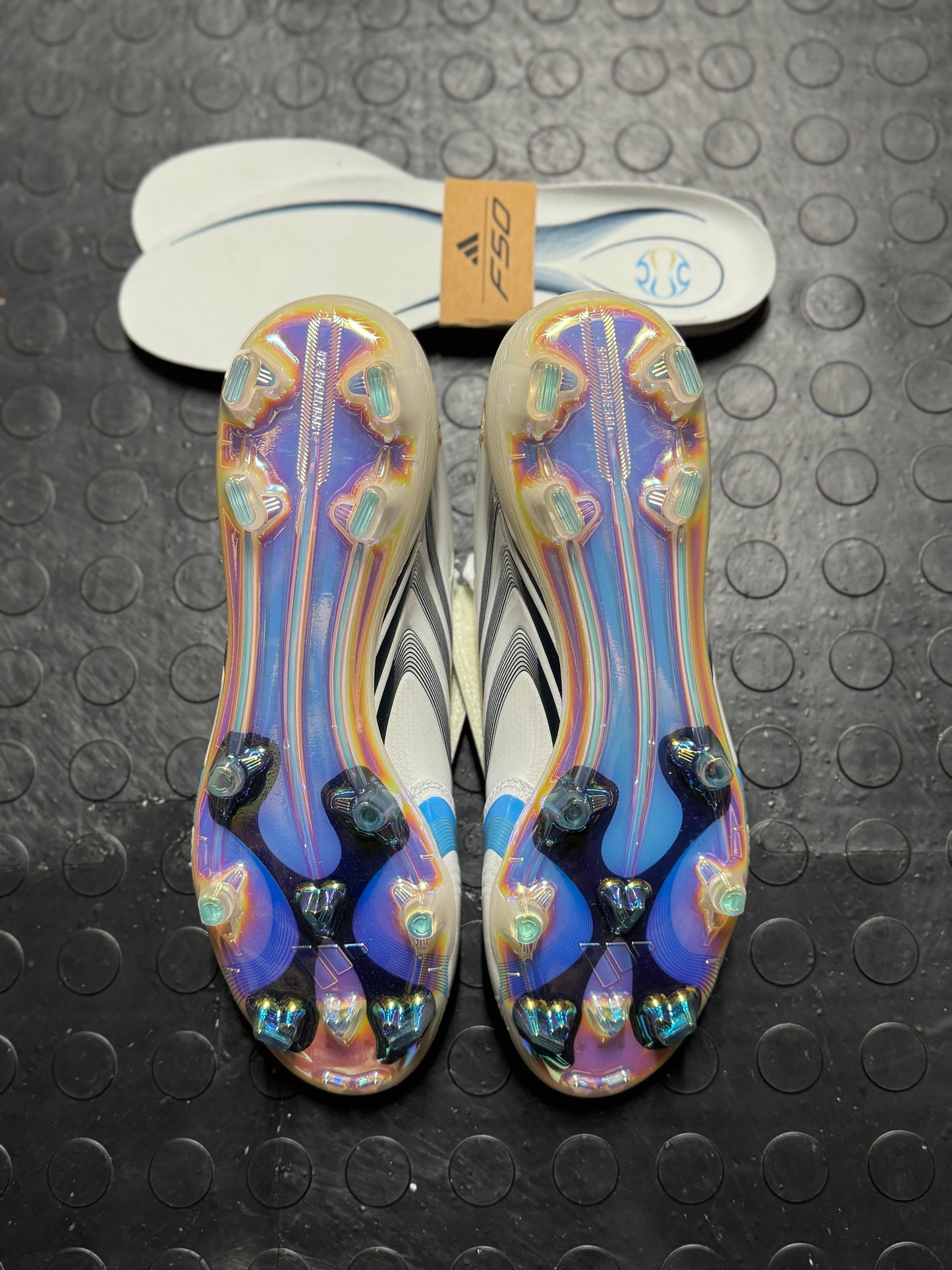 Adidas F50 Elite x Tunit FG - White / Blue