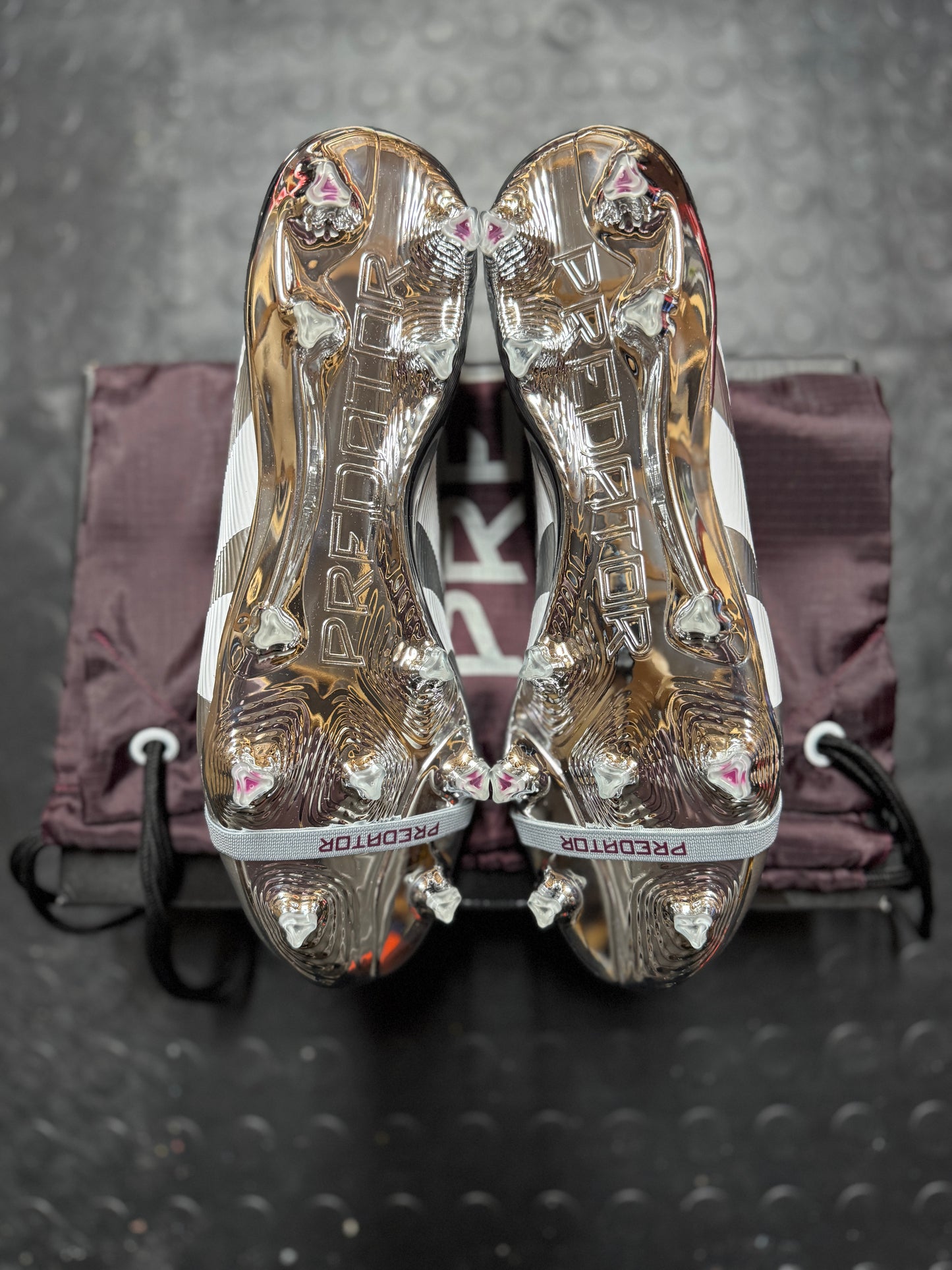 Adidas Predator Elite FT ‘Bellingham’ FG - Silver / Maroon