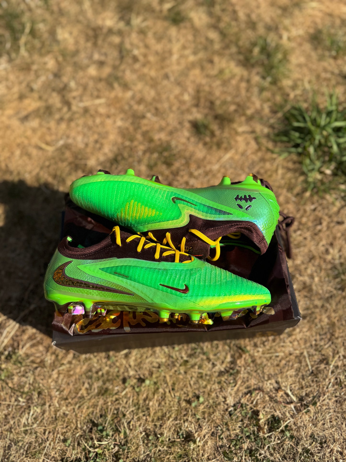 Nike Phantom 6 Elite x Travis Scott FG - Green / Brown