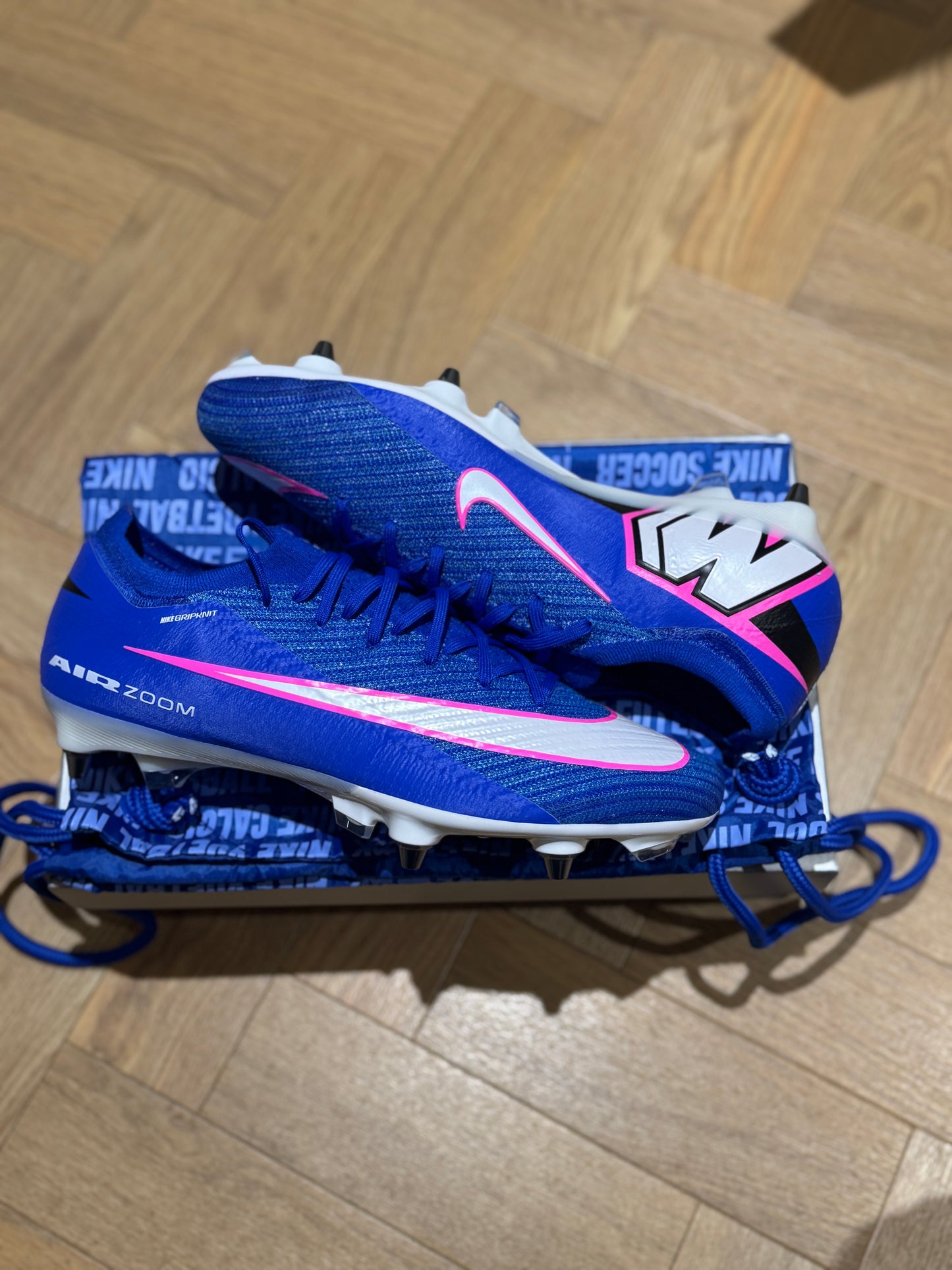 Nike Zoom Vapor 16 Elite Sg-Pro - Blue / Pink